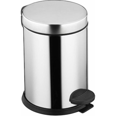 MİCRO 5LT PEDALLI ÇÖP KOVASI METAL 