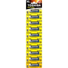 TOSHİBA ALKALİNE 10LU KALEM PİL 1,5W AA