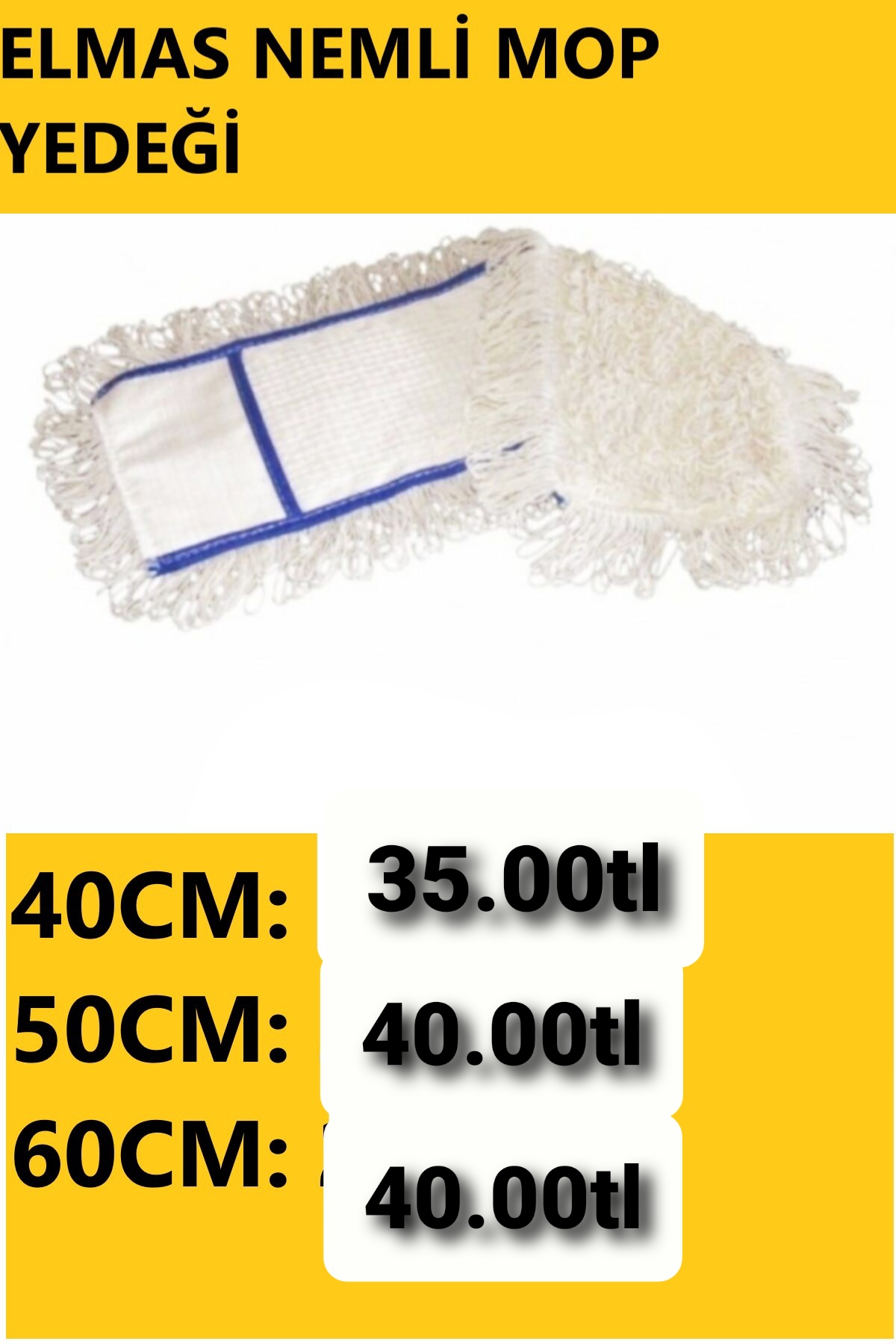 ELMAS NEMLİ MOP YEDEK