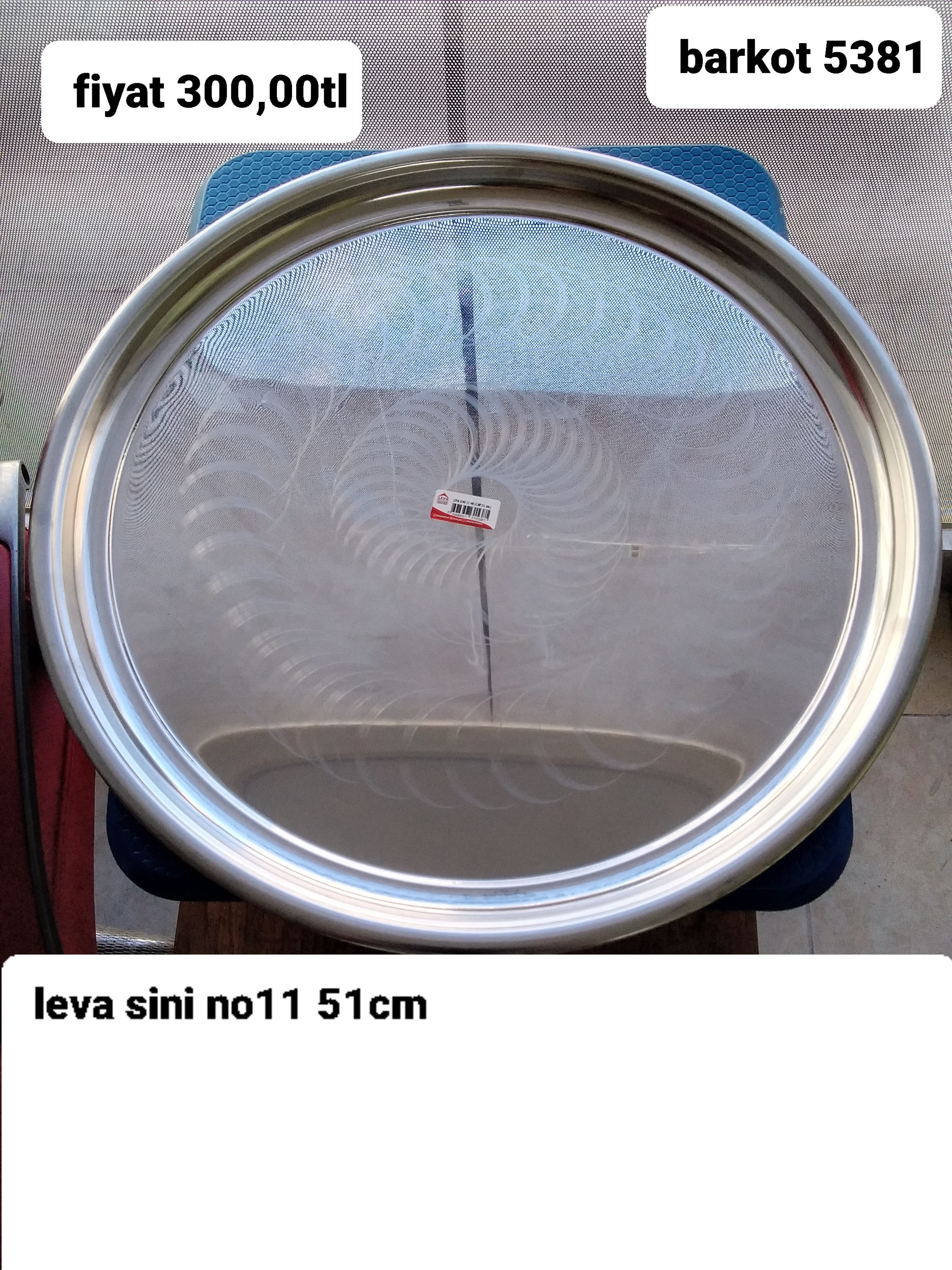 LEVA SİNİ NO11 51CM  5381