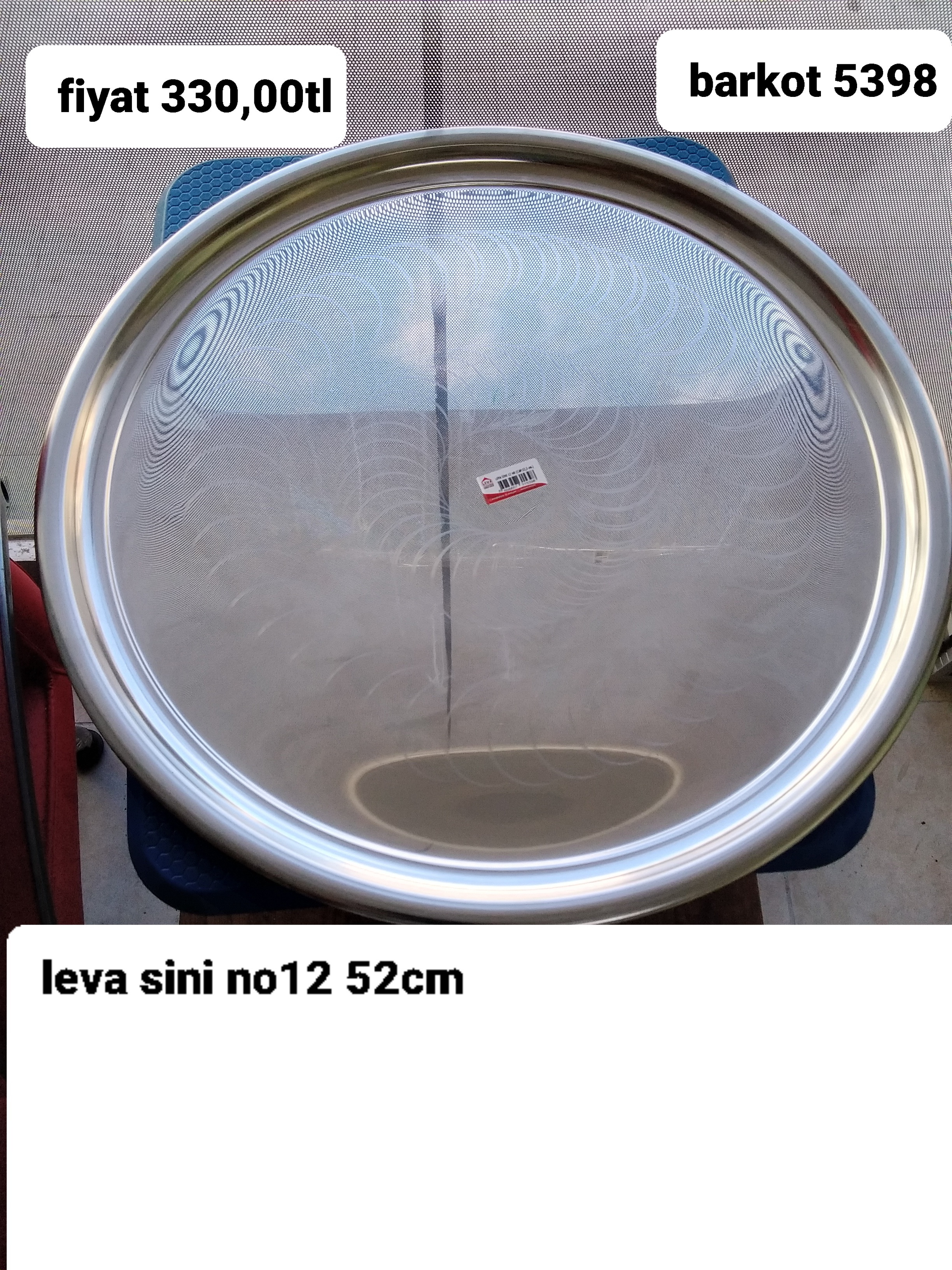 LEVA SİNİ NO12 52CM  5398