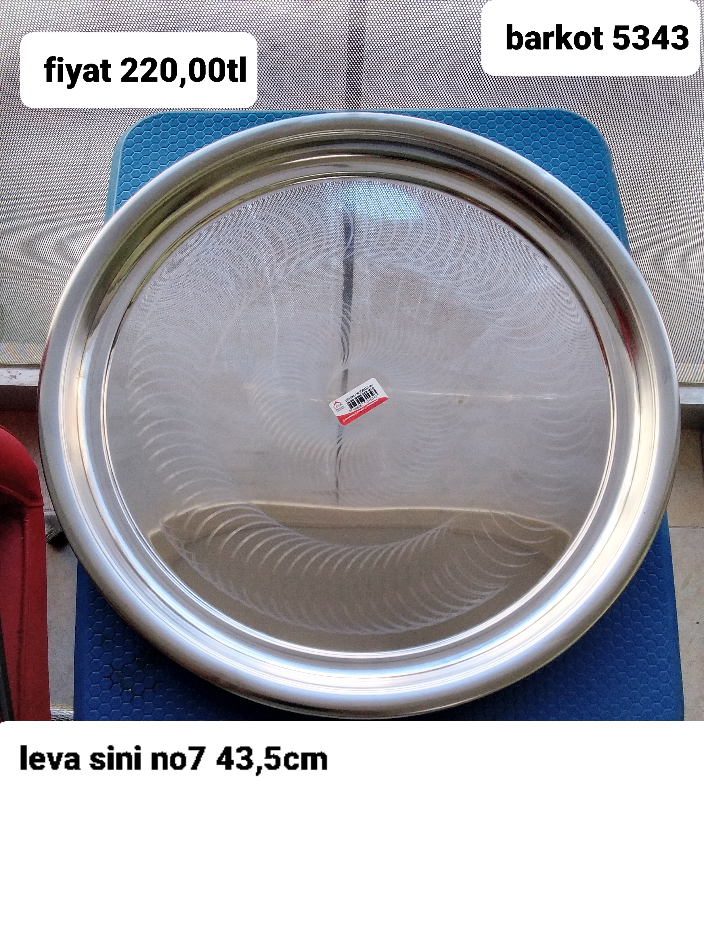 LEVA SİNİ NO7 43,5CM  5343