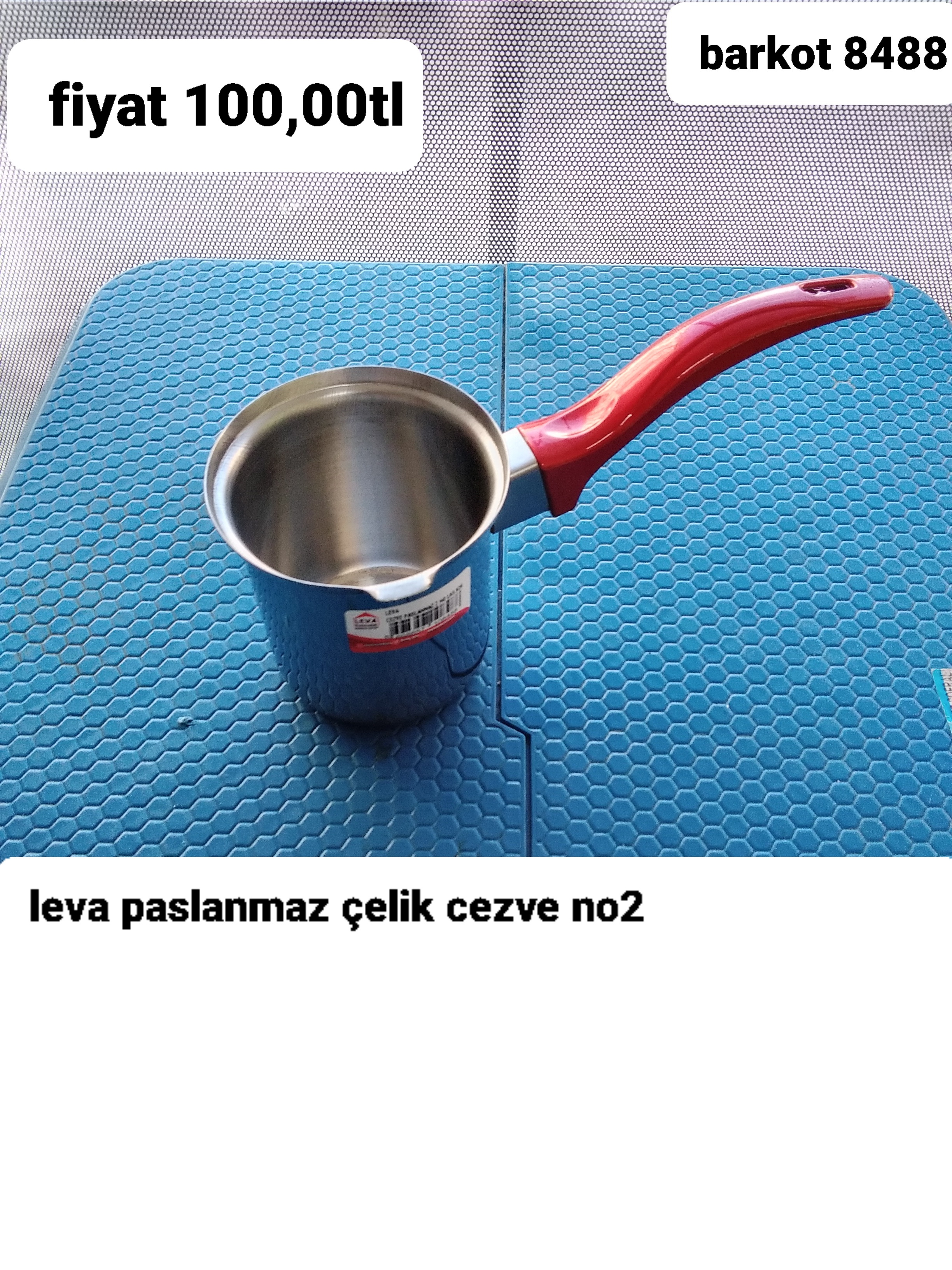LEVA PASLANMAZ ÇELIK CEZVE NO:2 8488
