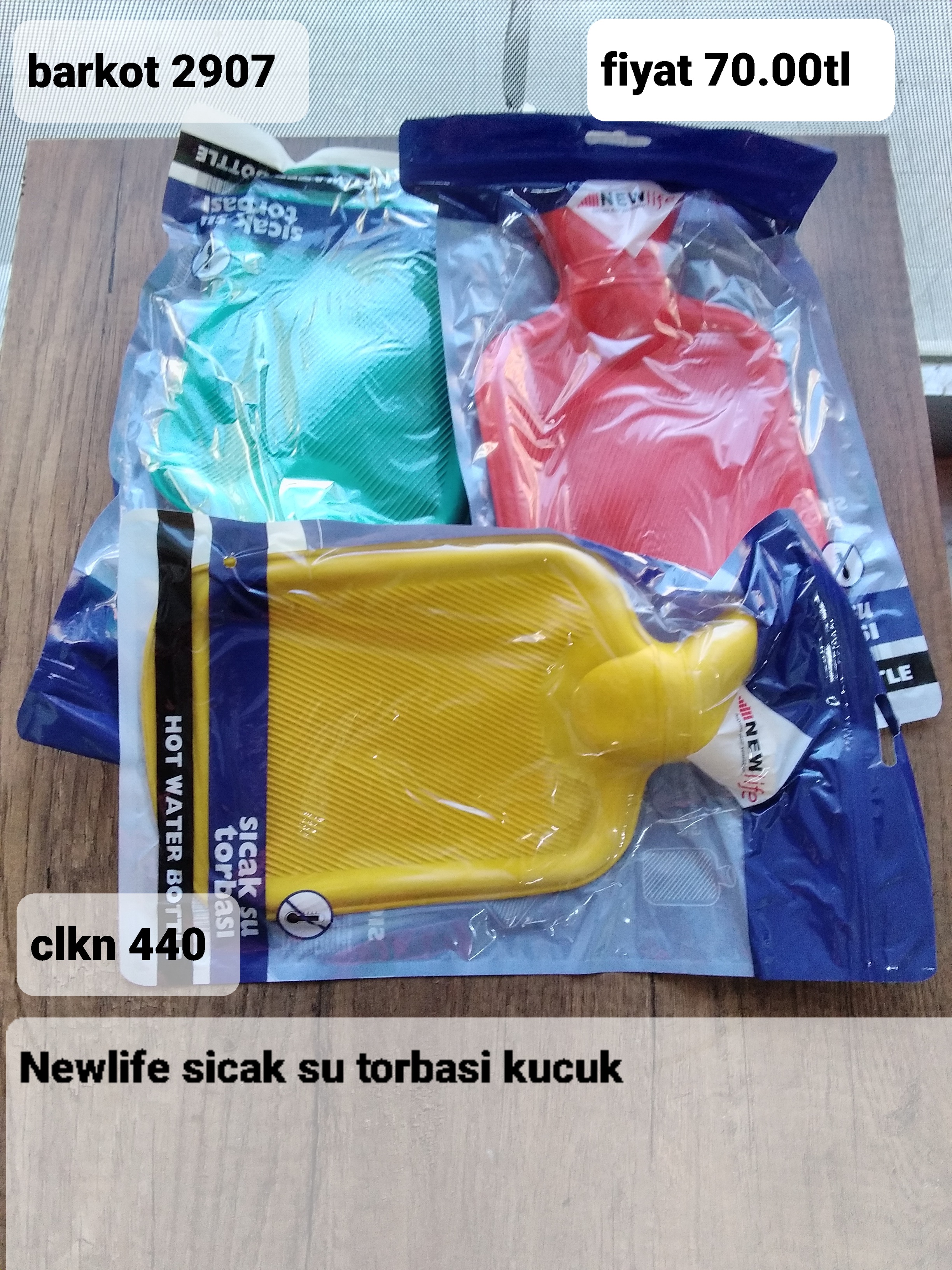 NEWLİFE SICAK SU TORBASI KÜÇÜK 2907