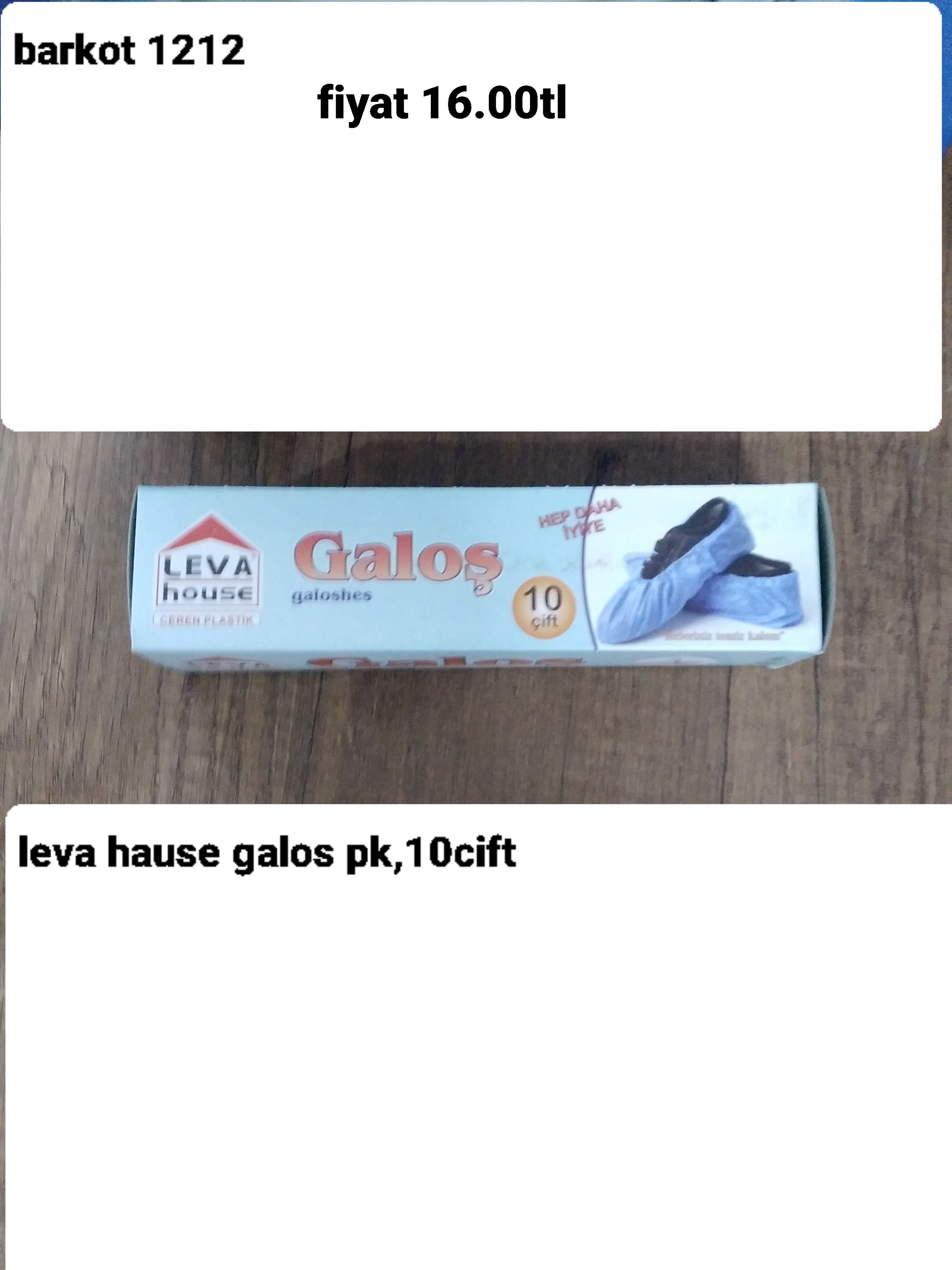LEVA HOUSE GALOŞ PK 10 ÇİFT  1212
