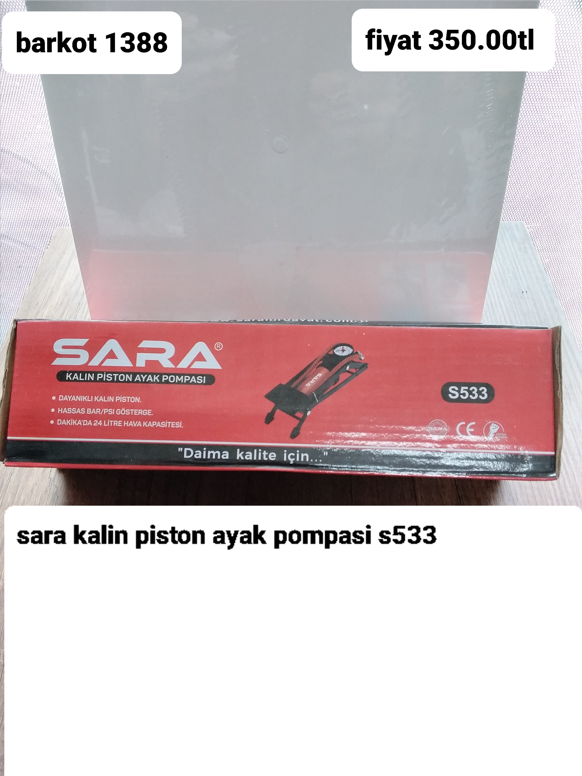 SARA KALIN PİSTON AYAK POMPASI   1388