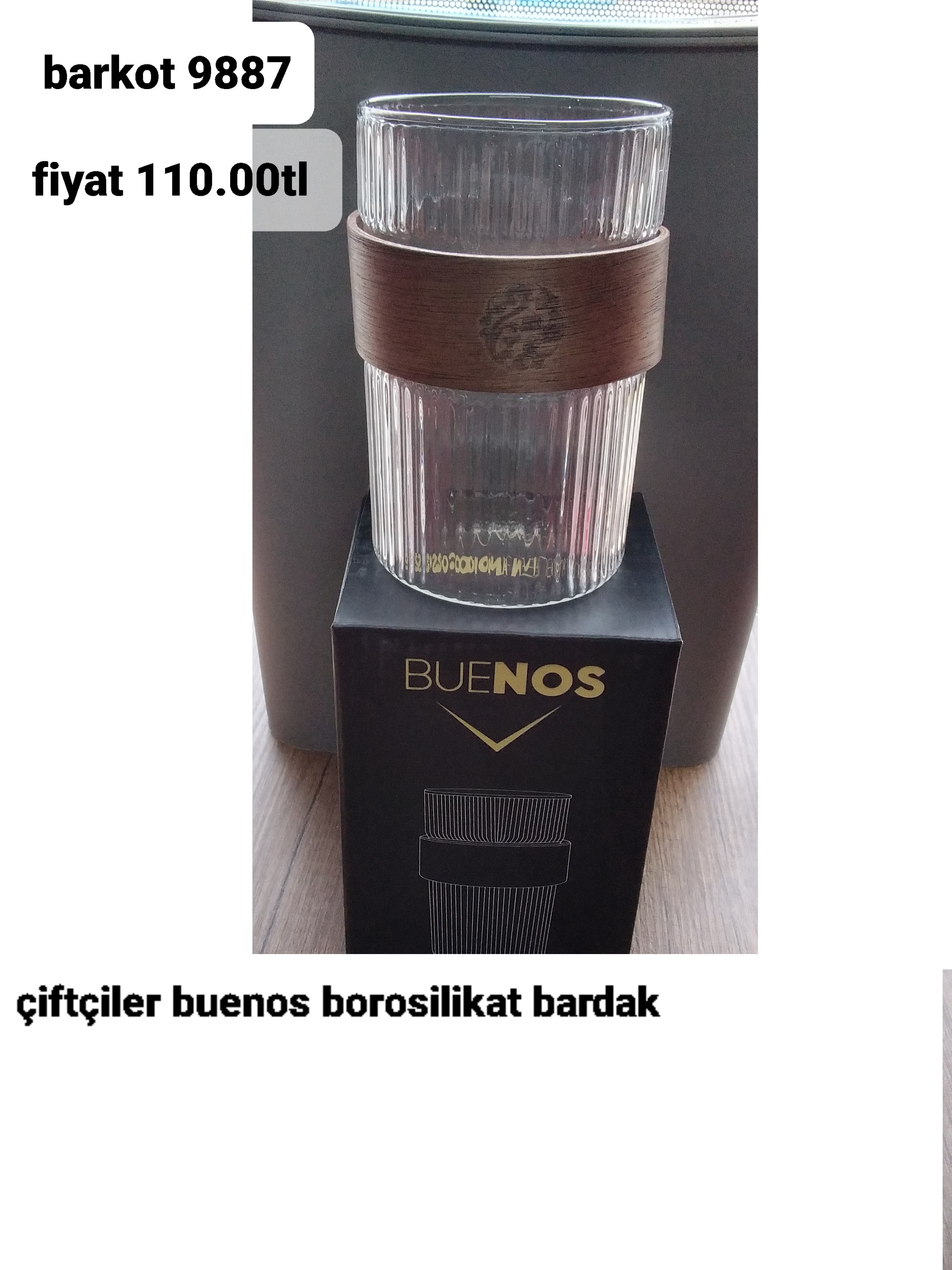 ÇİFTÇİLER BUENOS BOROSİLİKAT BARDAK 9887