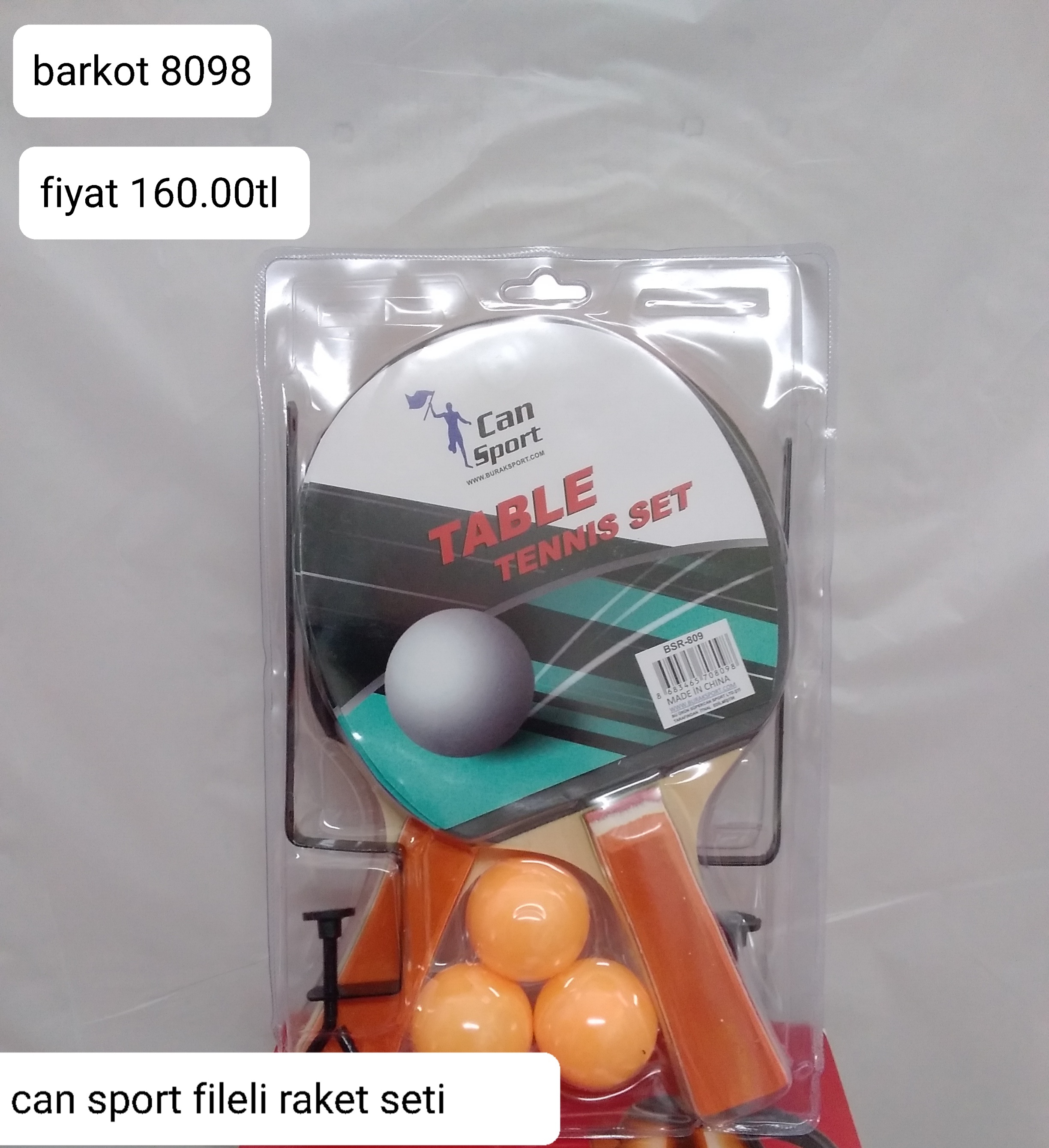 CAN SPORT FİLELİ RAKET SETİ 8098