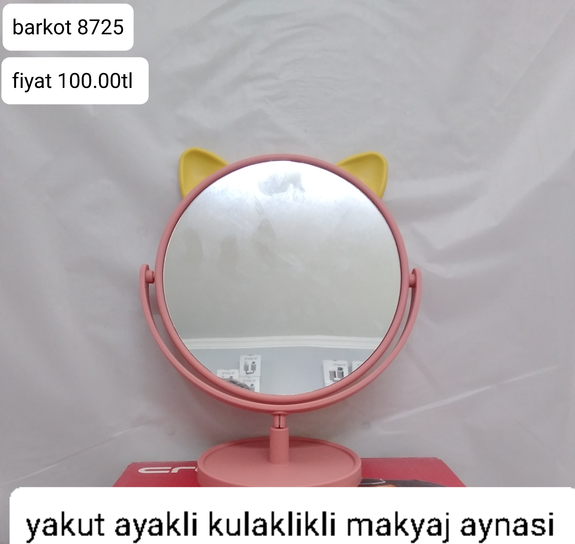 YAKUT AYAKLI KULAKLI MAKYAJ AYNASI 8725