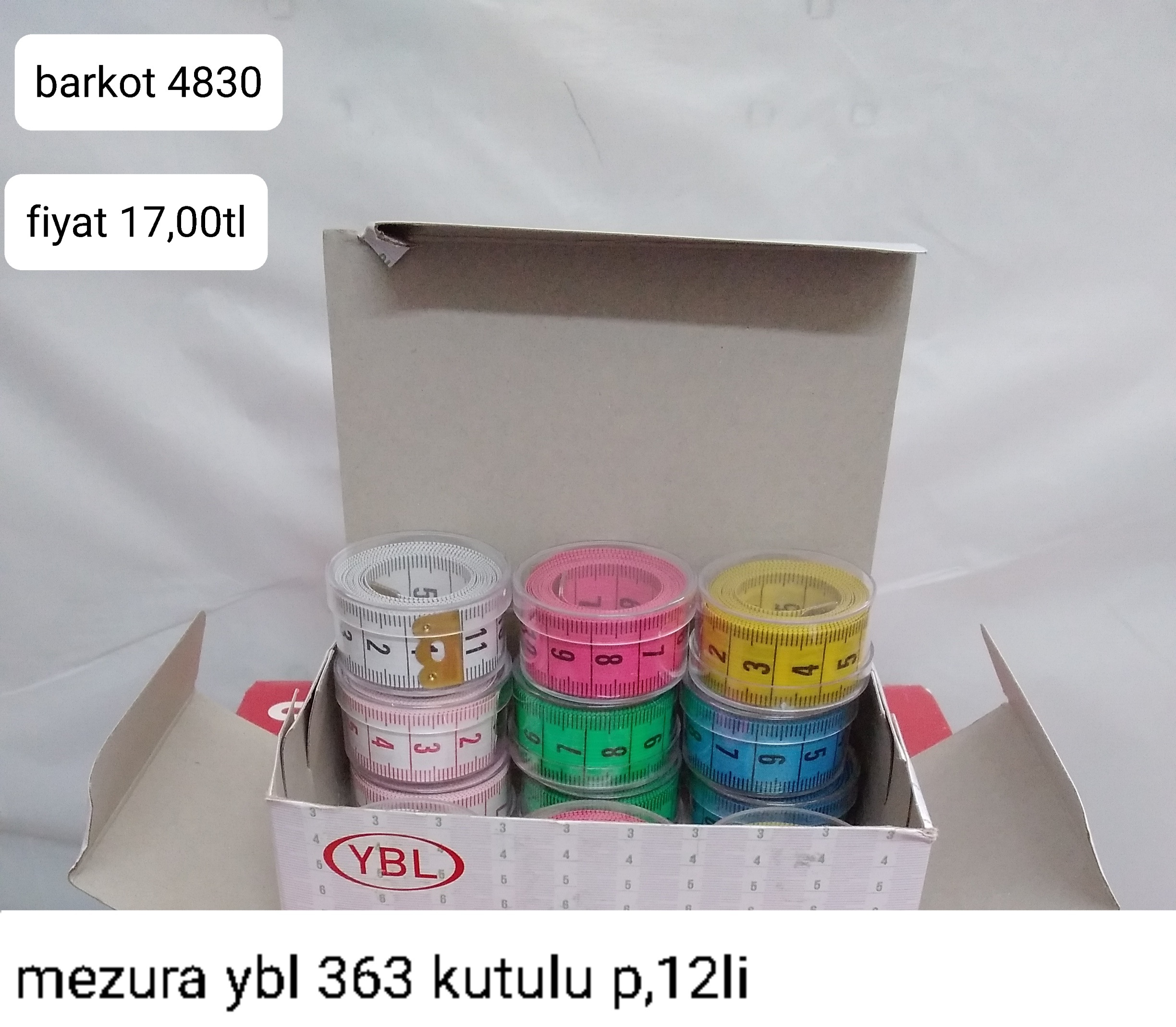 MEZURA YBL 363 KUTULU P,12Lİ 4830