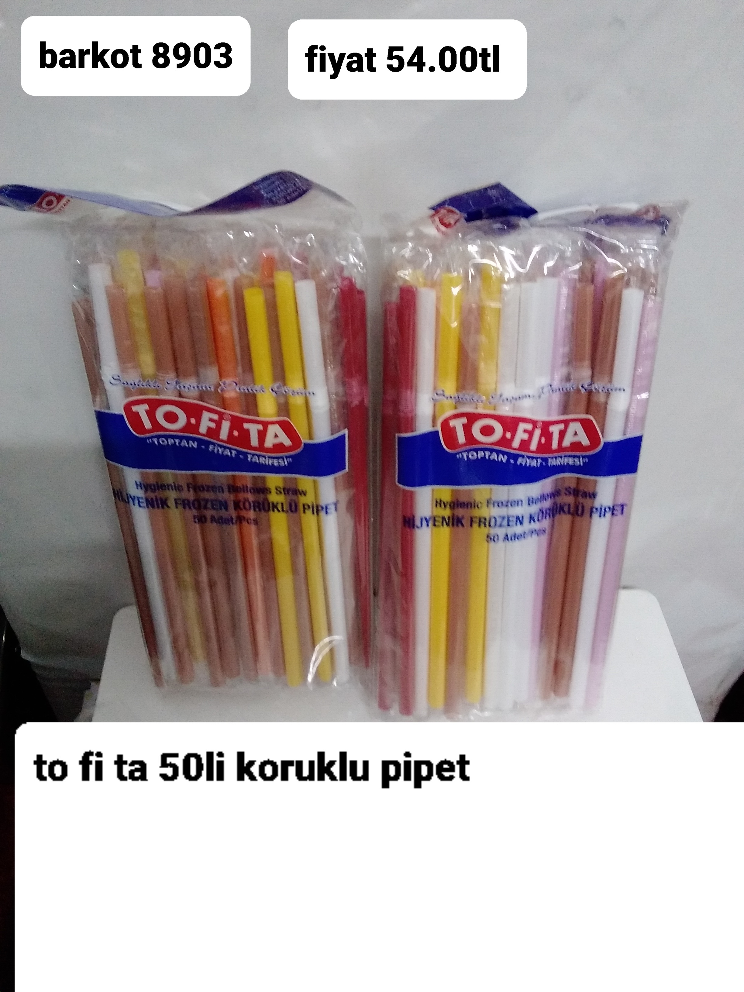 TO Fİ TA 50'Lİ KORUKLU PİPET 8903