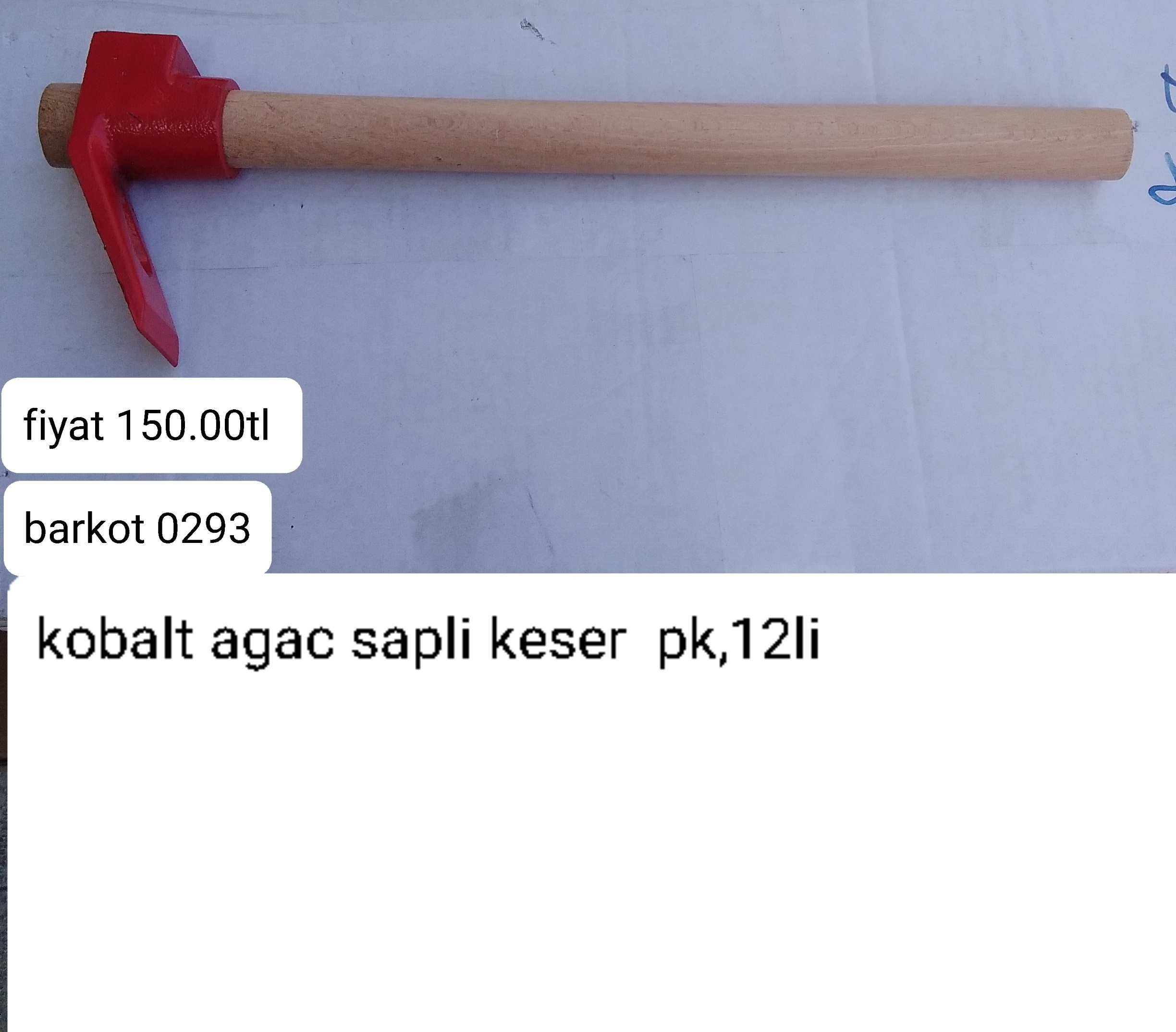KOBALT AĞAÇ SAPLI KESER PK 12 Lİ 0293