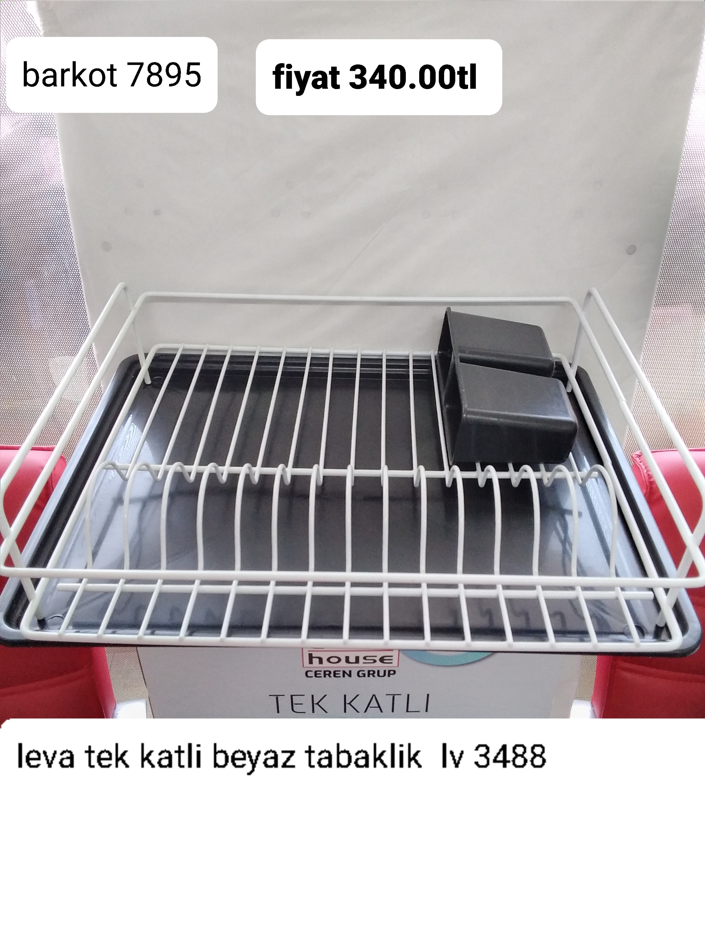 LEVA TEK KATLI BEYAZ TABAKLIK 7895