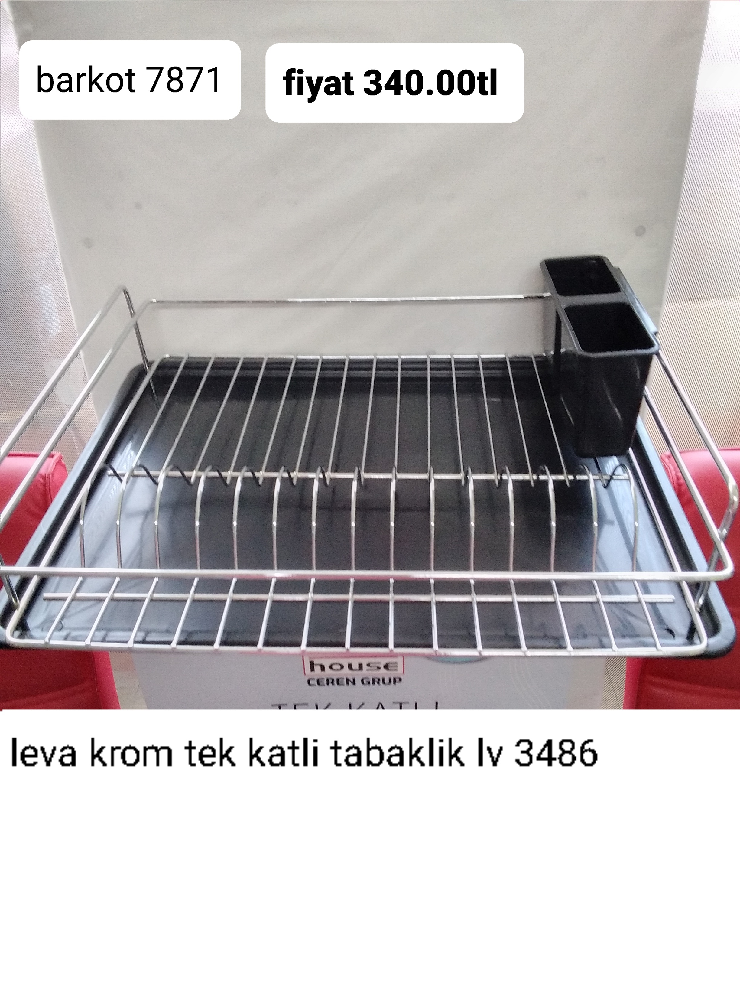 LEVA KROM TEK KATLI TABAKLIK 7871