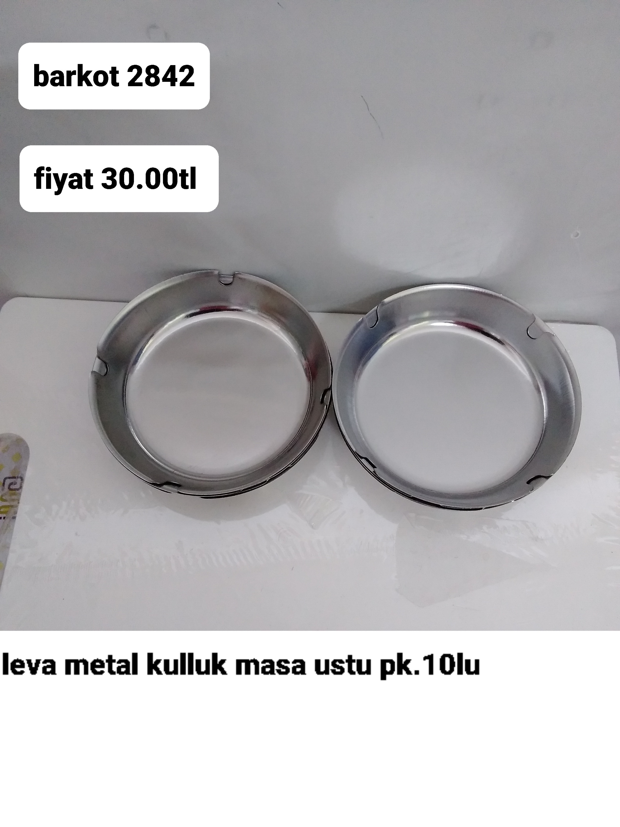 LEVA METAL KÜLLÜK MASA ÜSTÜ PK 10 LU 2842