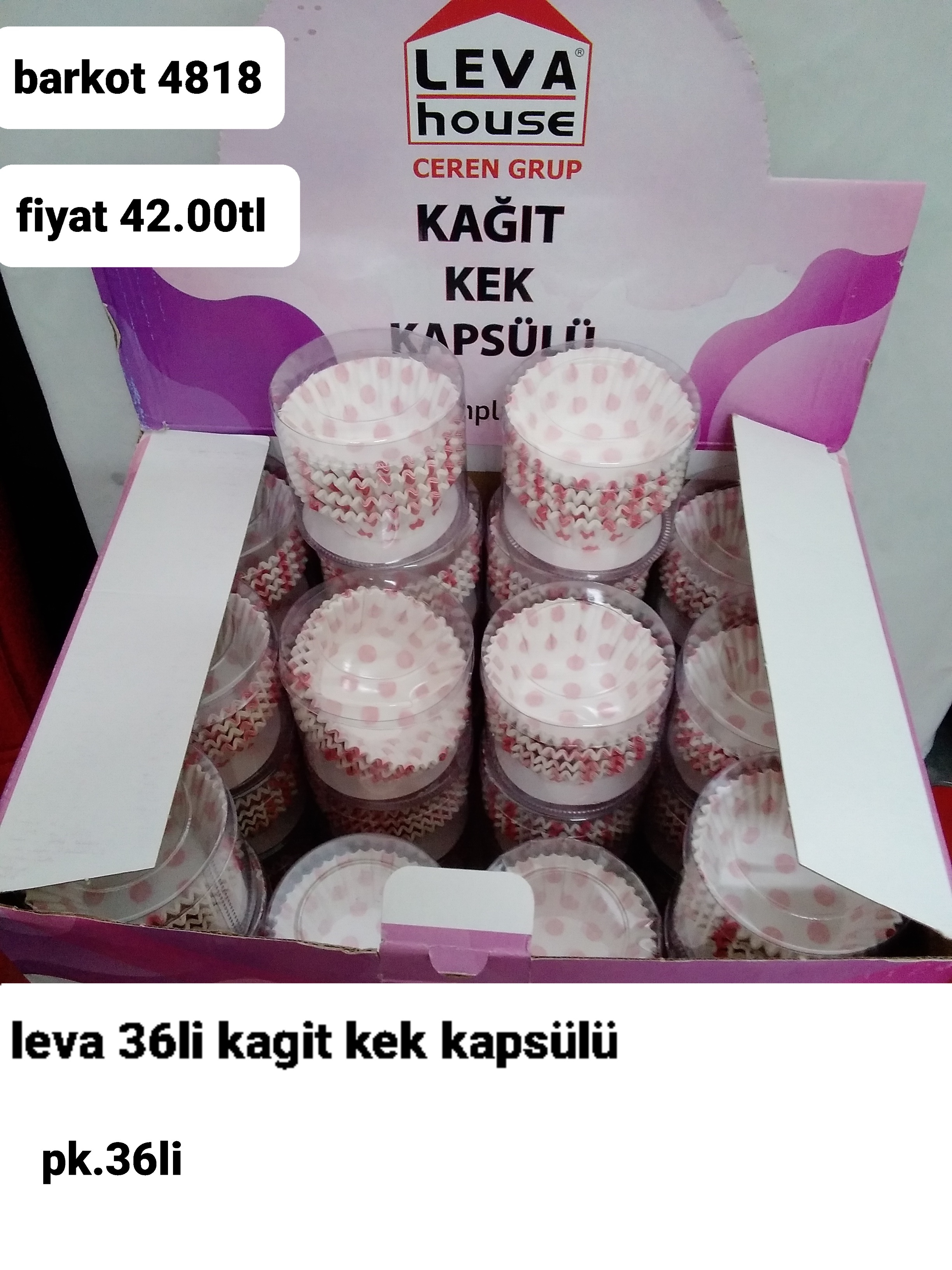 LEVA 36 LI KEK KAPSÜLÜ 4818
