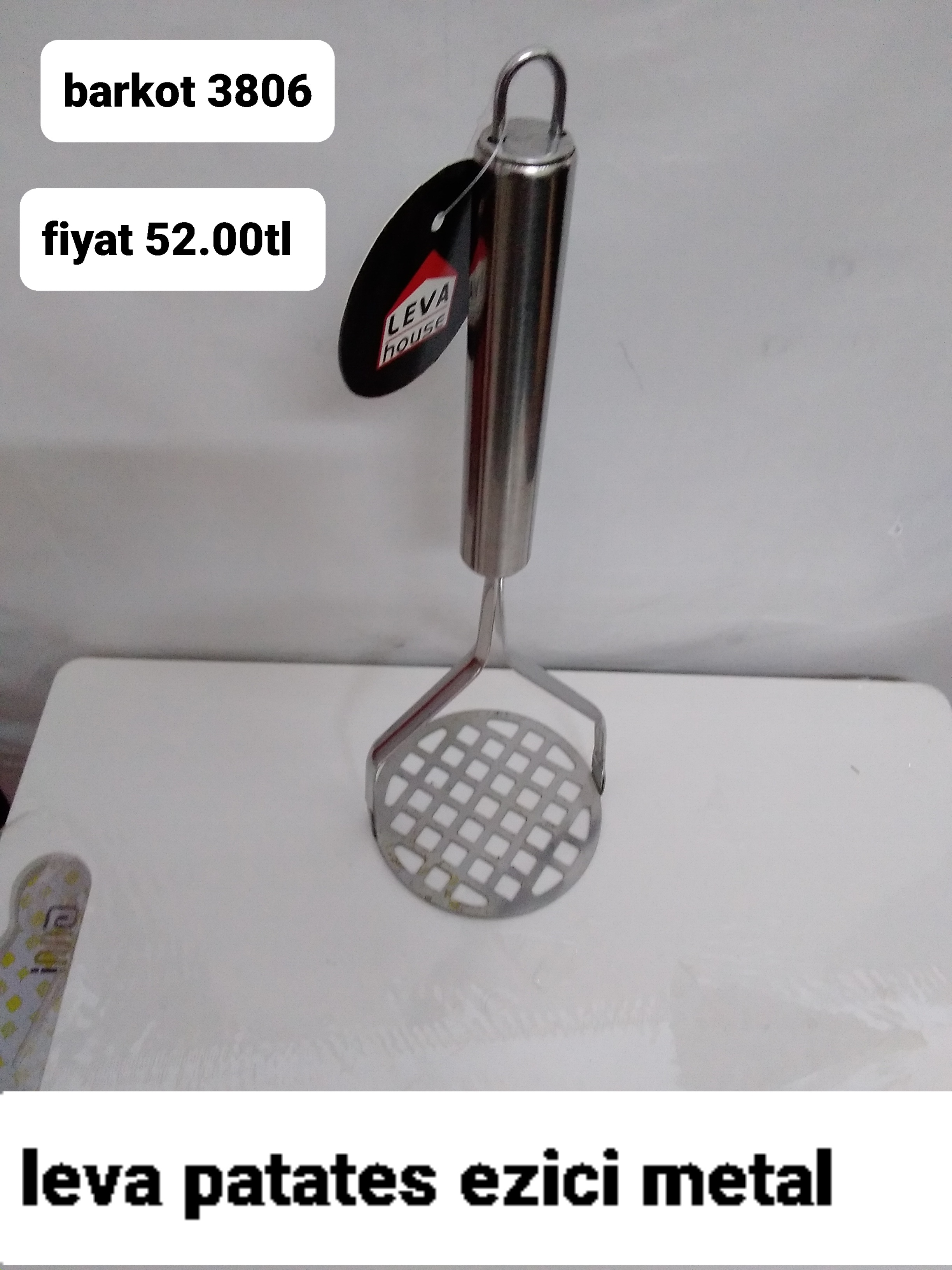 LEVA PATATES EZİCİ METAL 3806