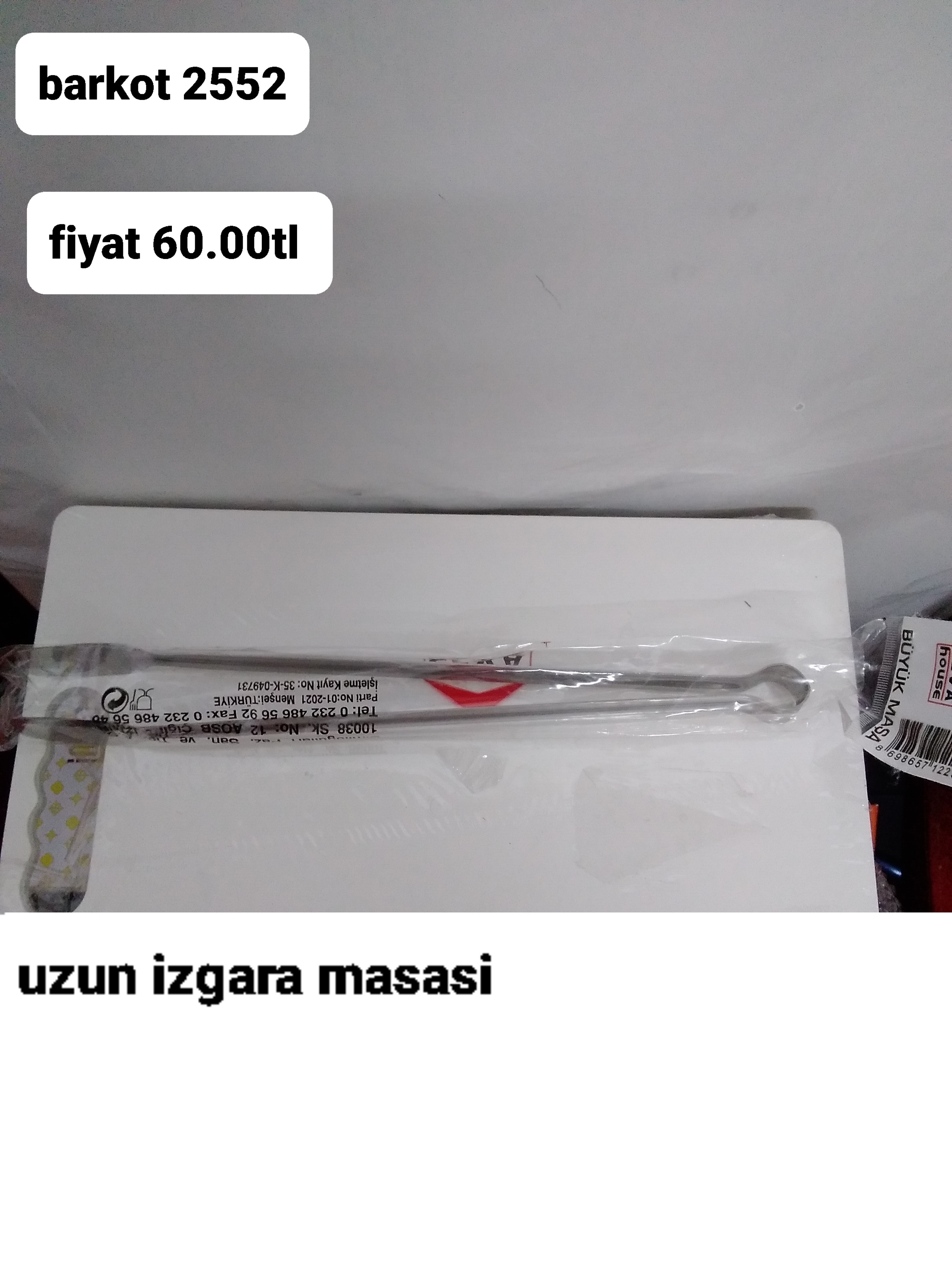 UZUN IZGARA MAŞASI 2552