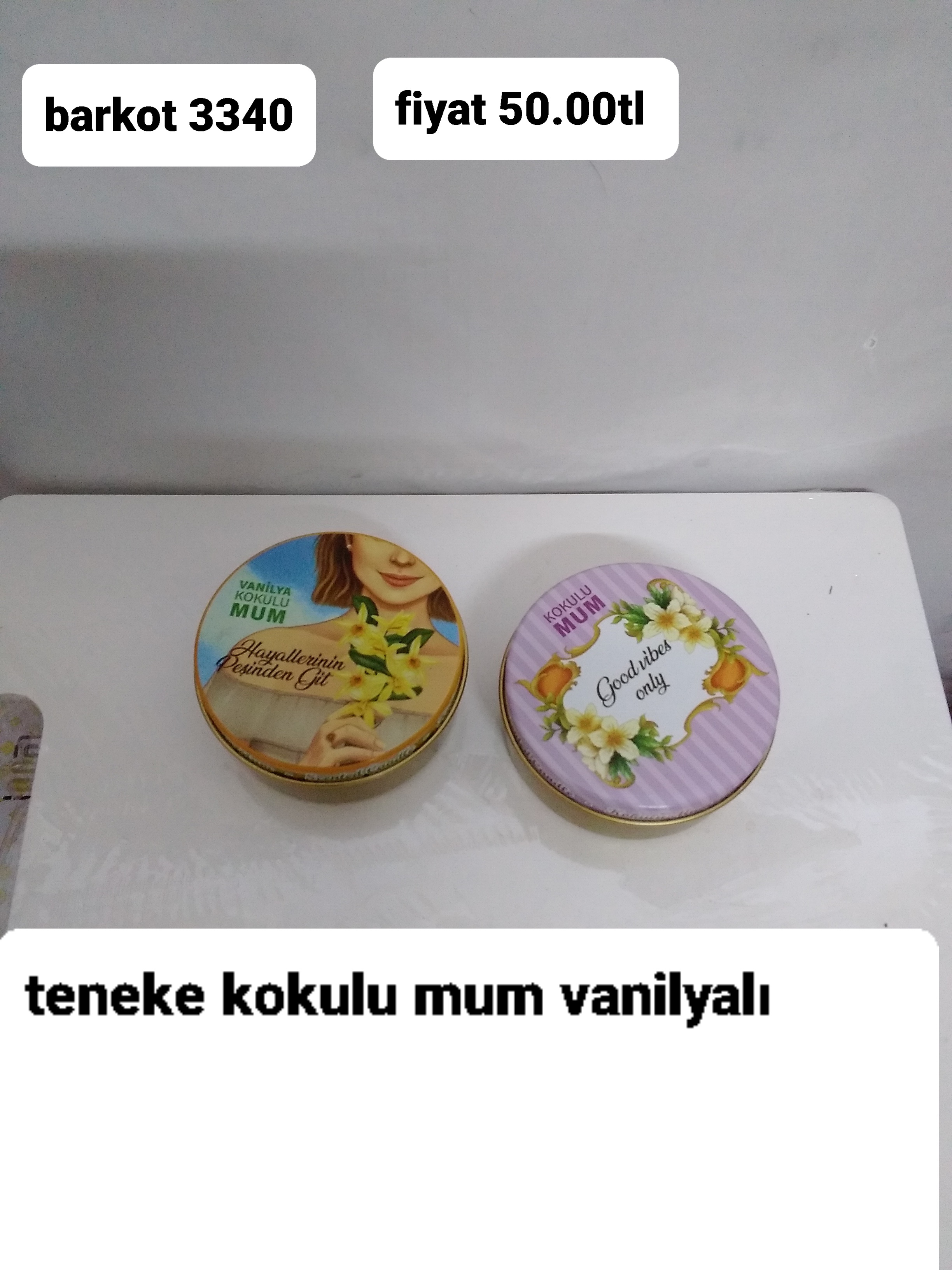 TENEKE KOKULU MUM VANİLYALI 3340
