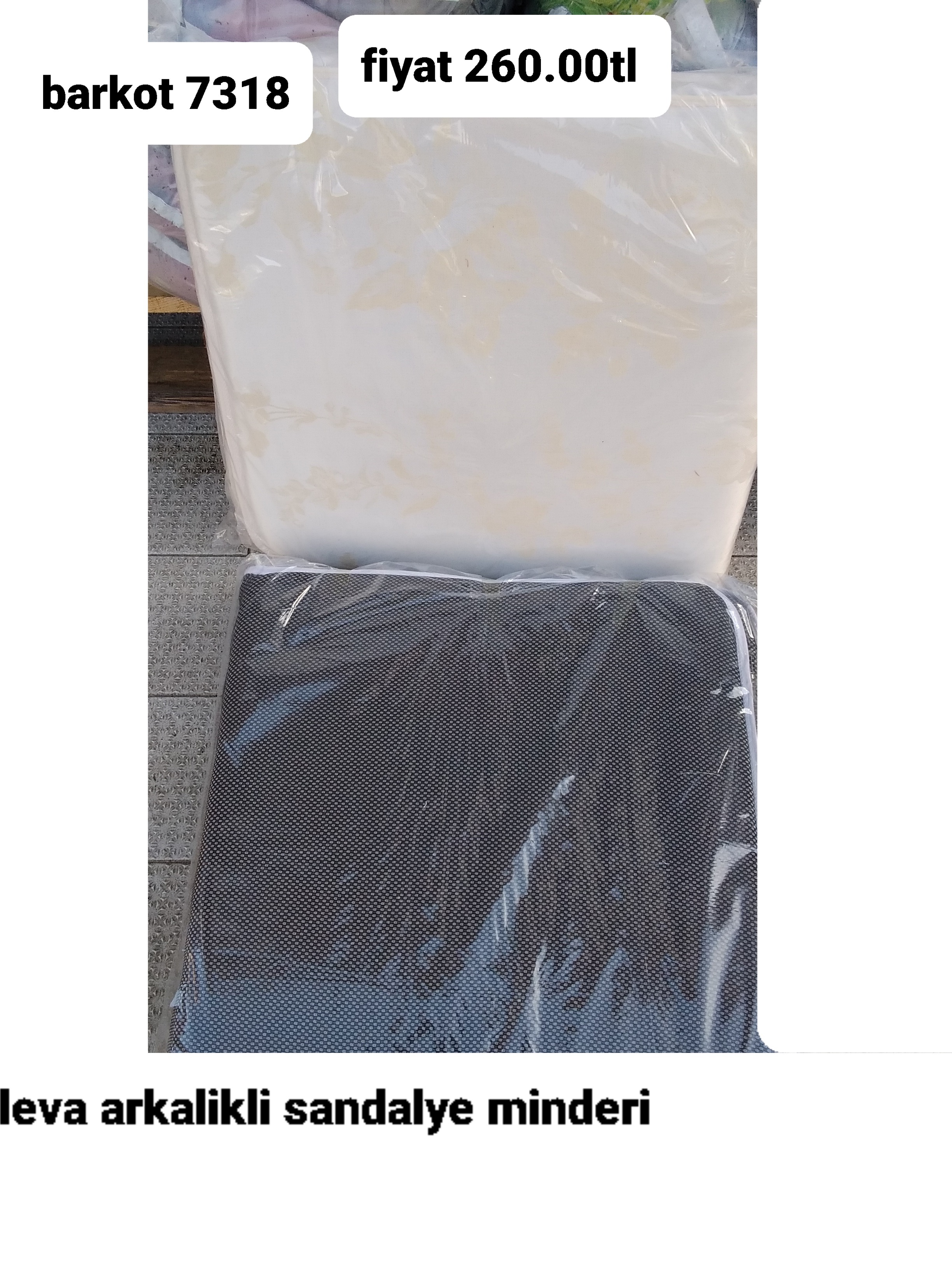LEVA ARKALIKLI SANDALYE MİNDERİ 7318