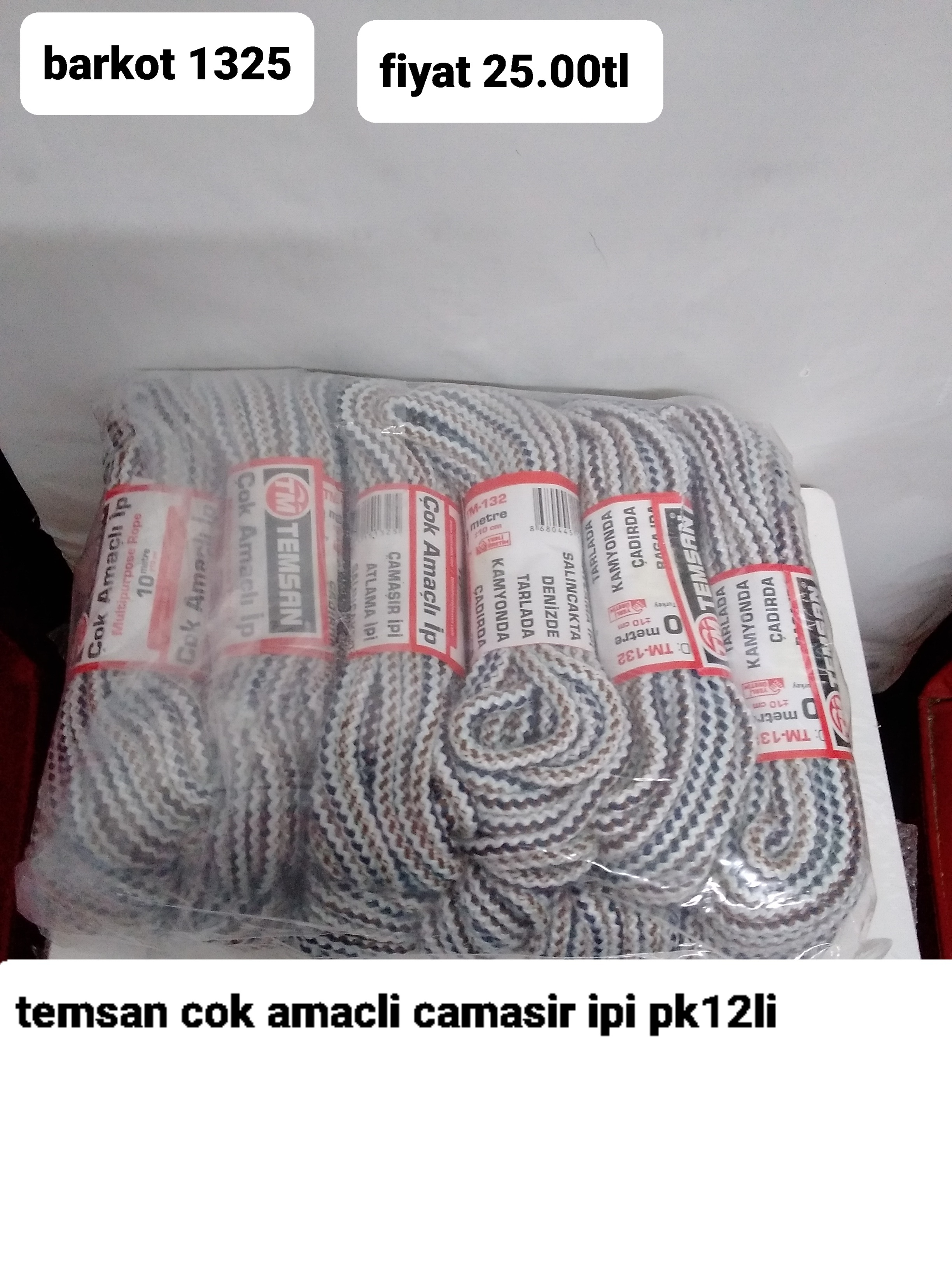 TEMSAN ÇOK AMAÇLI ÇAMAŞIR İPİ 1325