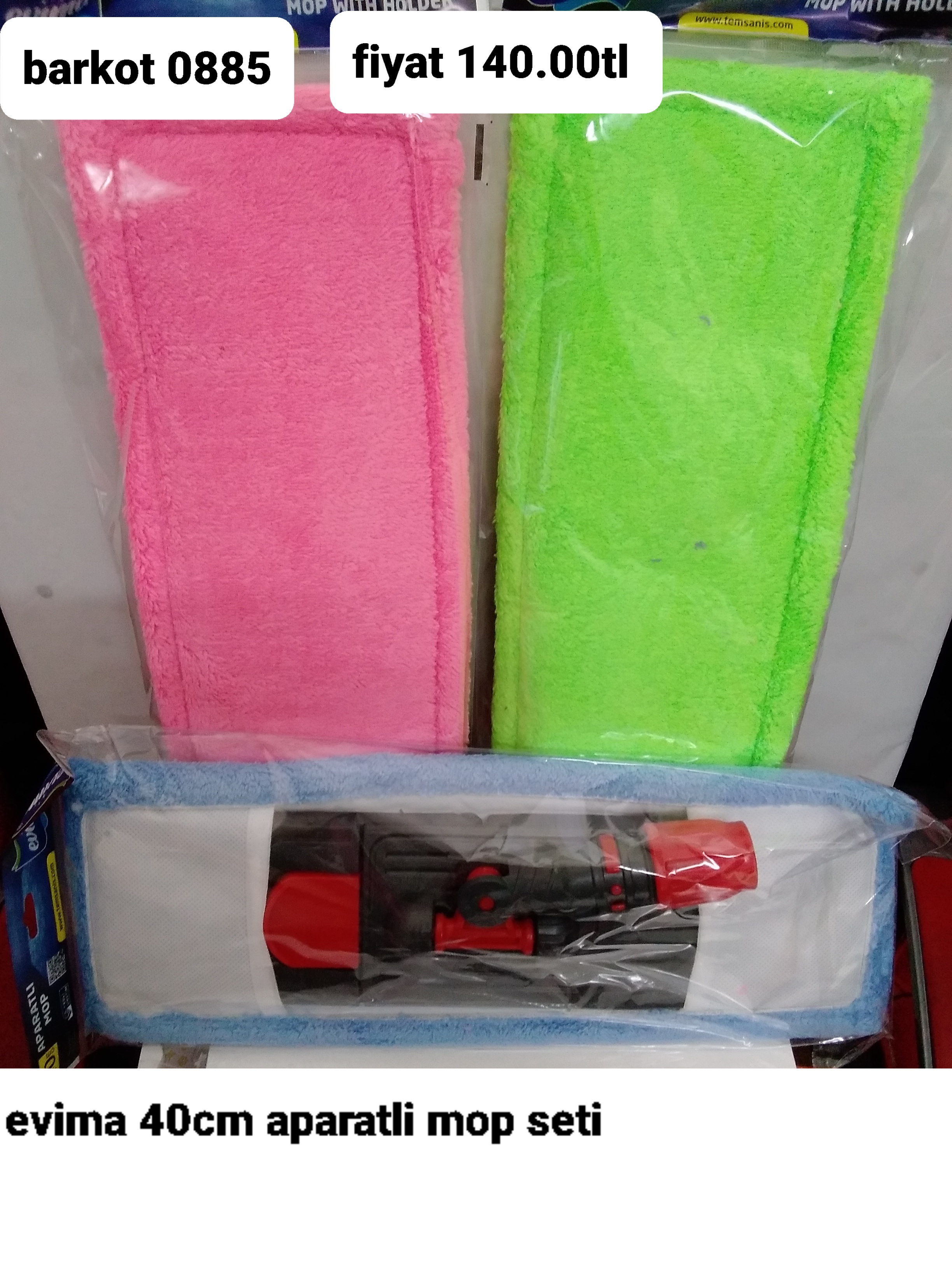 EVİMA 40CM APARATLI MOP SETİ 0885