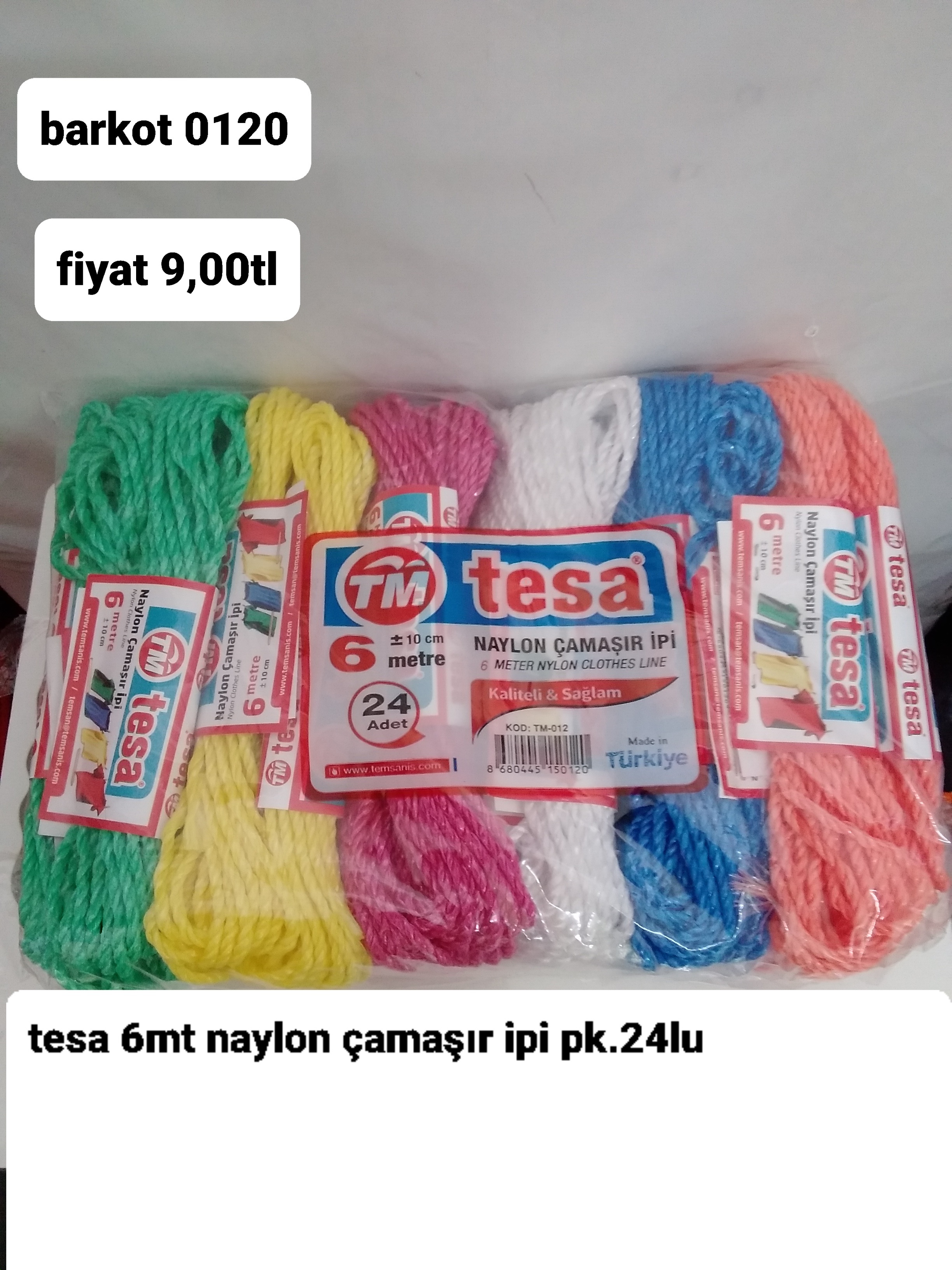 TESA 6 MT NAYLON ÇAMAŞIR İPİ 0120