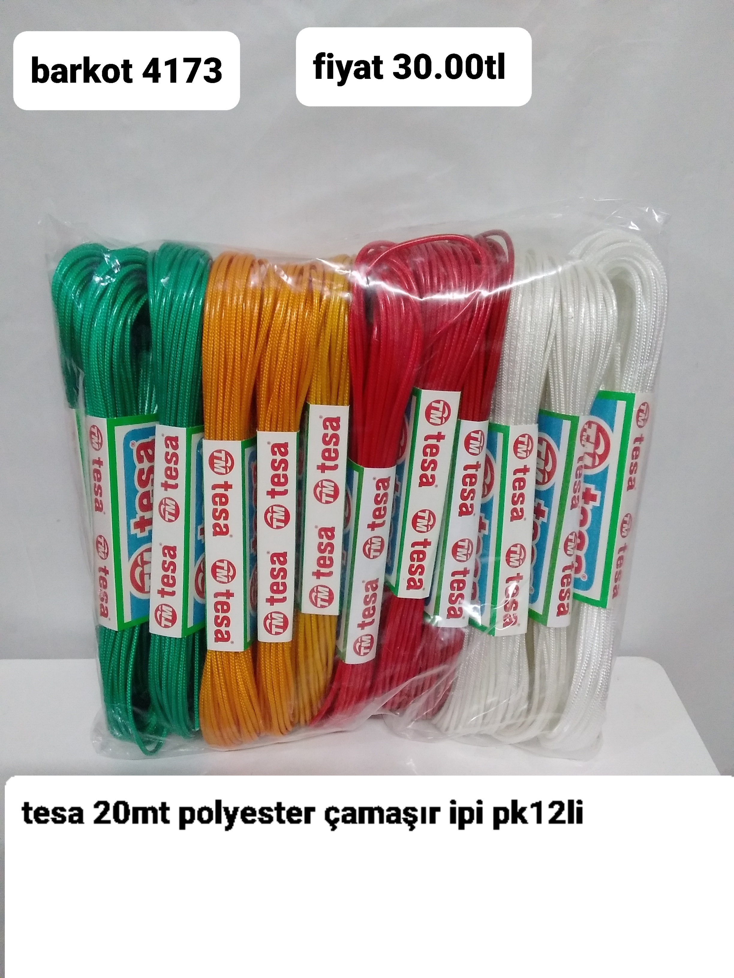 TESA 20MT POLYESTER ÇAMAŞIR İPİ 4173