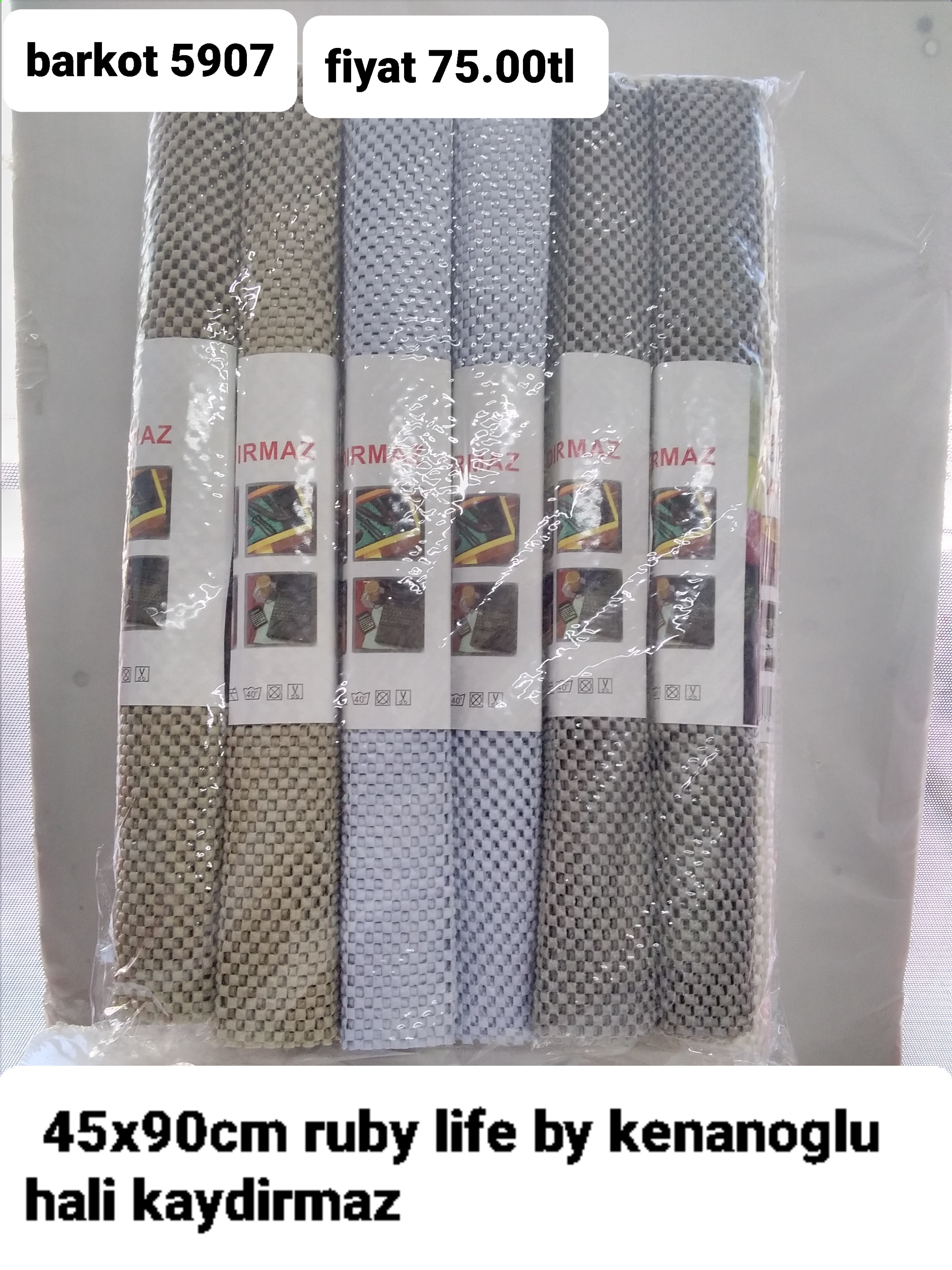 45*90CM RUBY LİFE BY KENANOĞLU HALI KAYDIRMAZ 5907