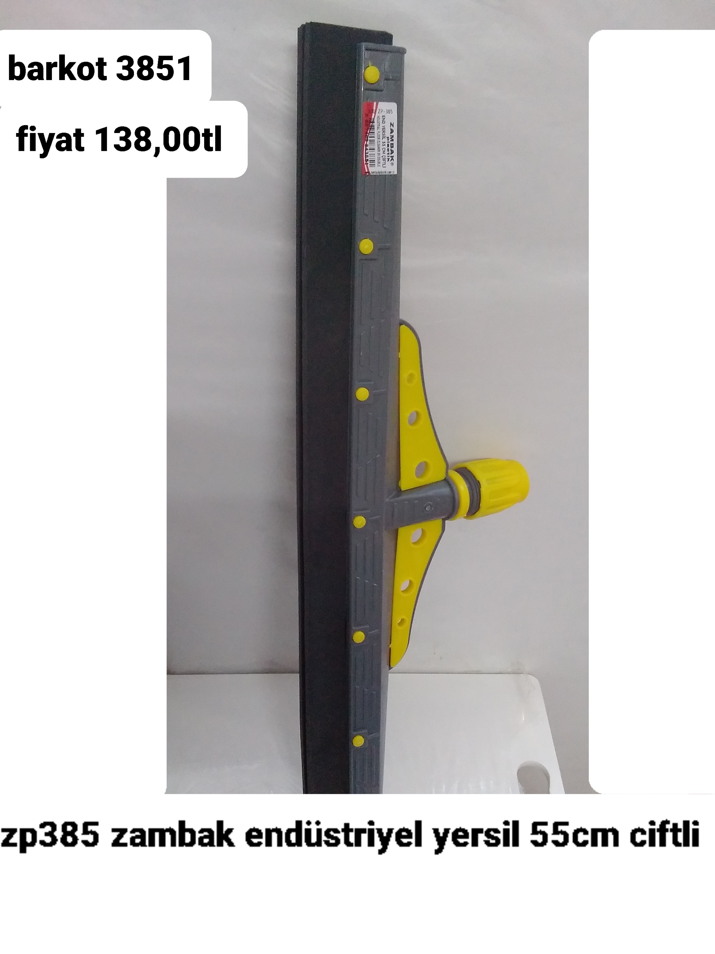 ZP 385 ZAMBAK ENDÜSTRİYEL YERSİL 55CM ÇİFTLİ 3851