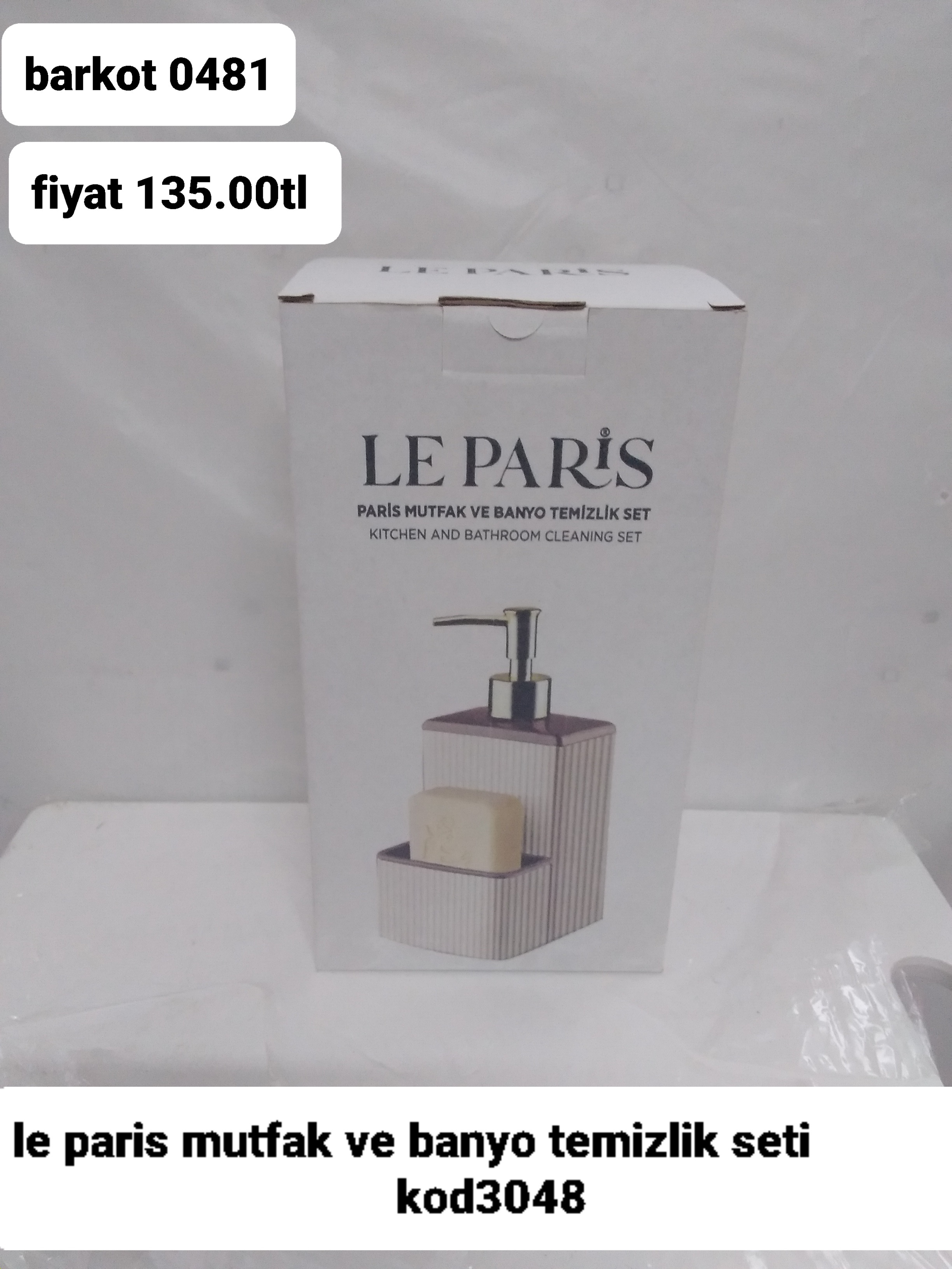 LE PARİS MUTFAK VE BANYO TEMİZLİK SETİ 0481