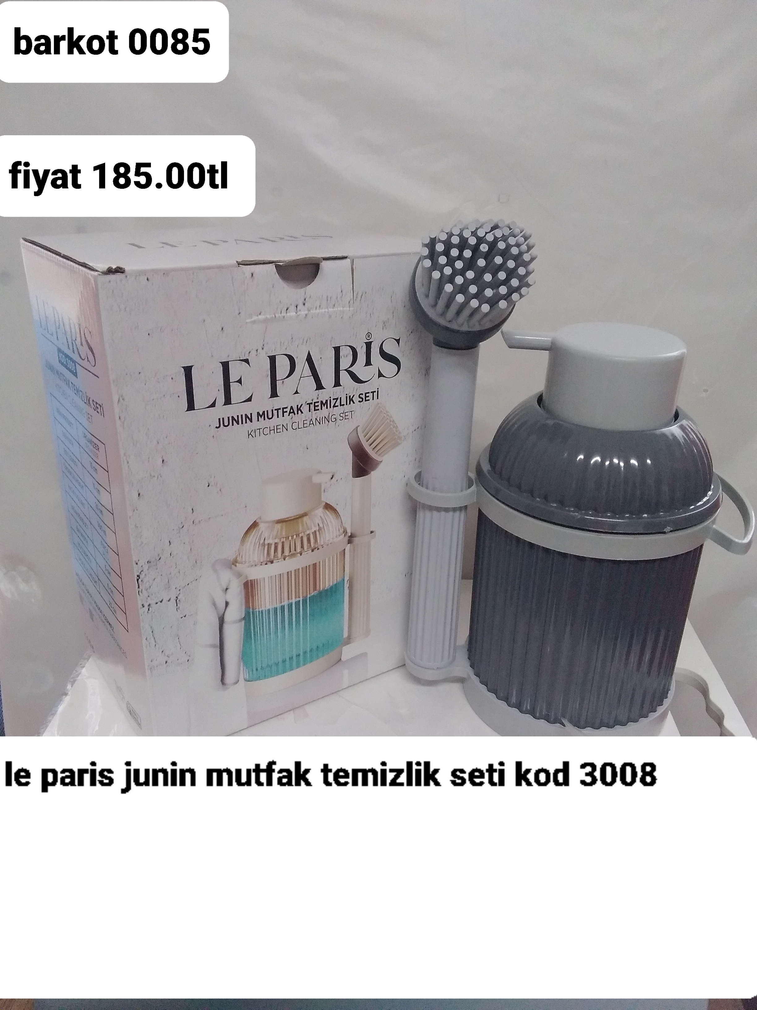 LE PARİS JUNİN MUTFAK TEMİZLİK SETİ 0085