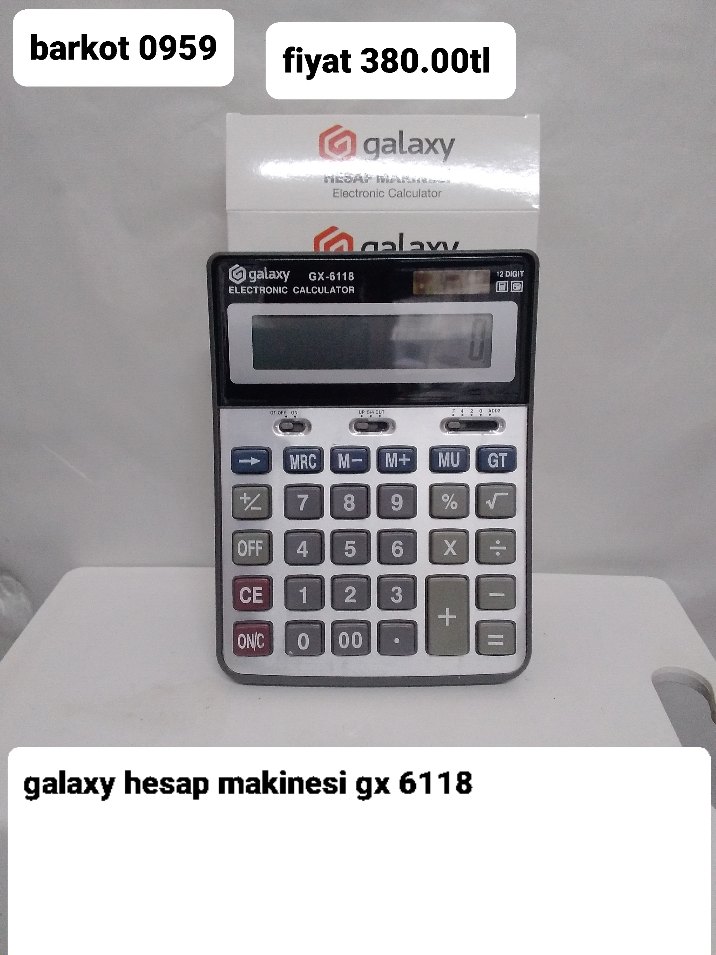 GALAXY HESAP MAKİNESİ 0959