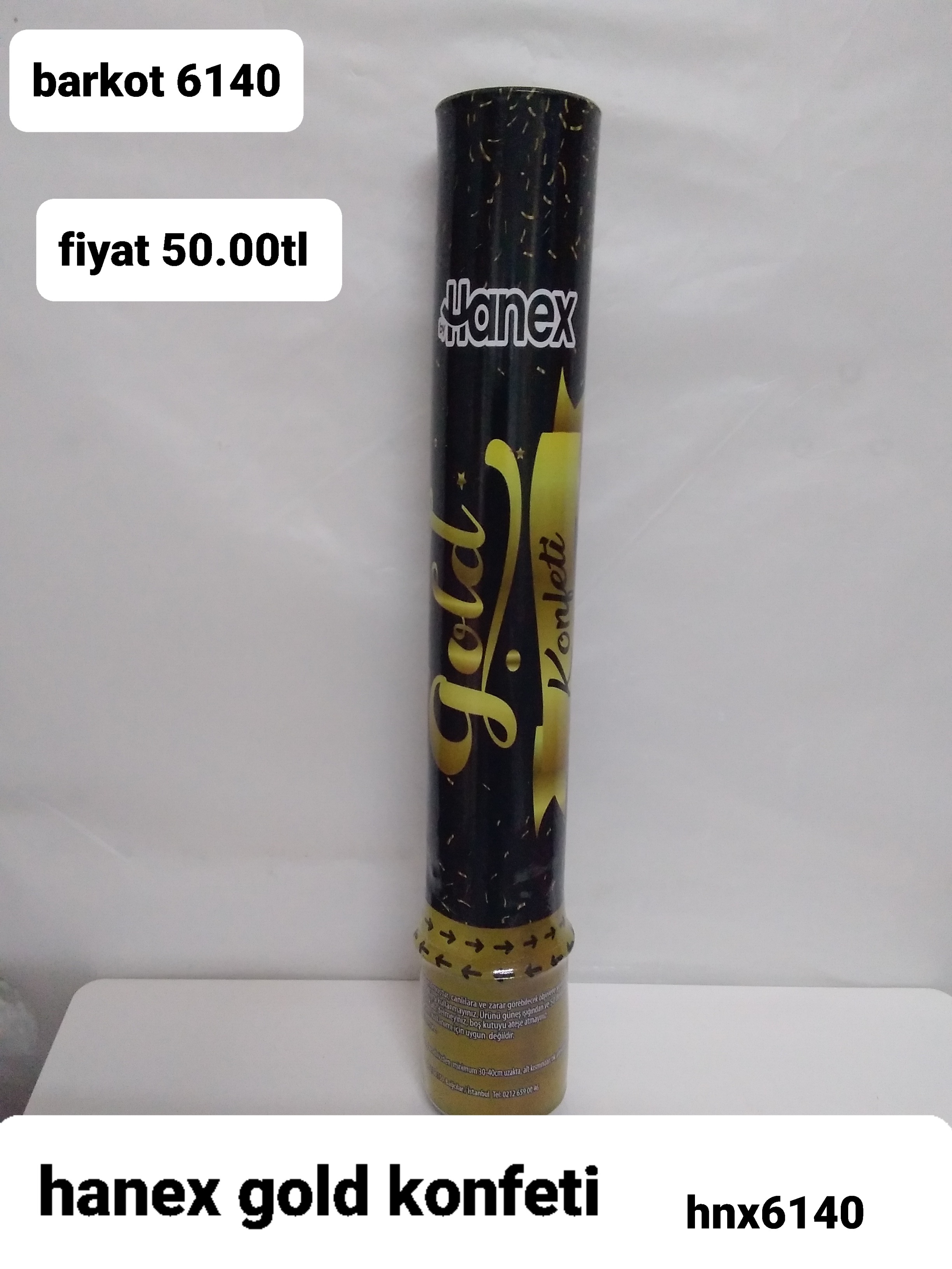 HANEX GOLD KONFETİ 6140