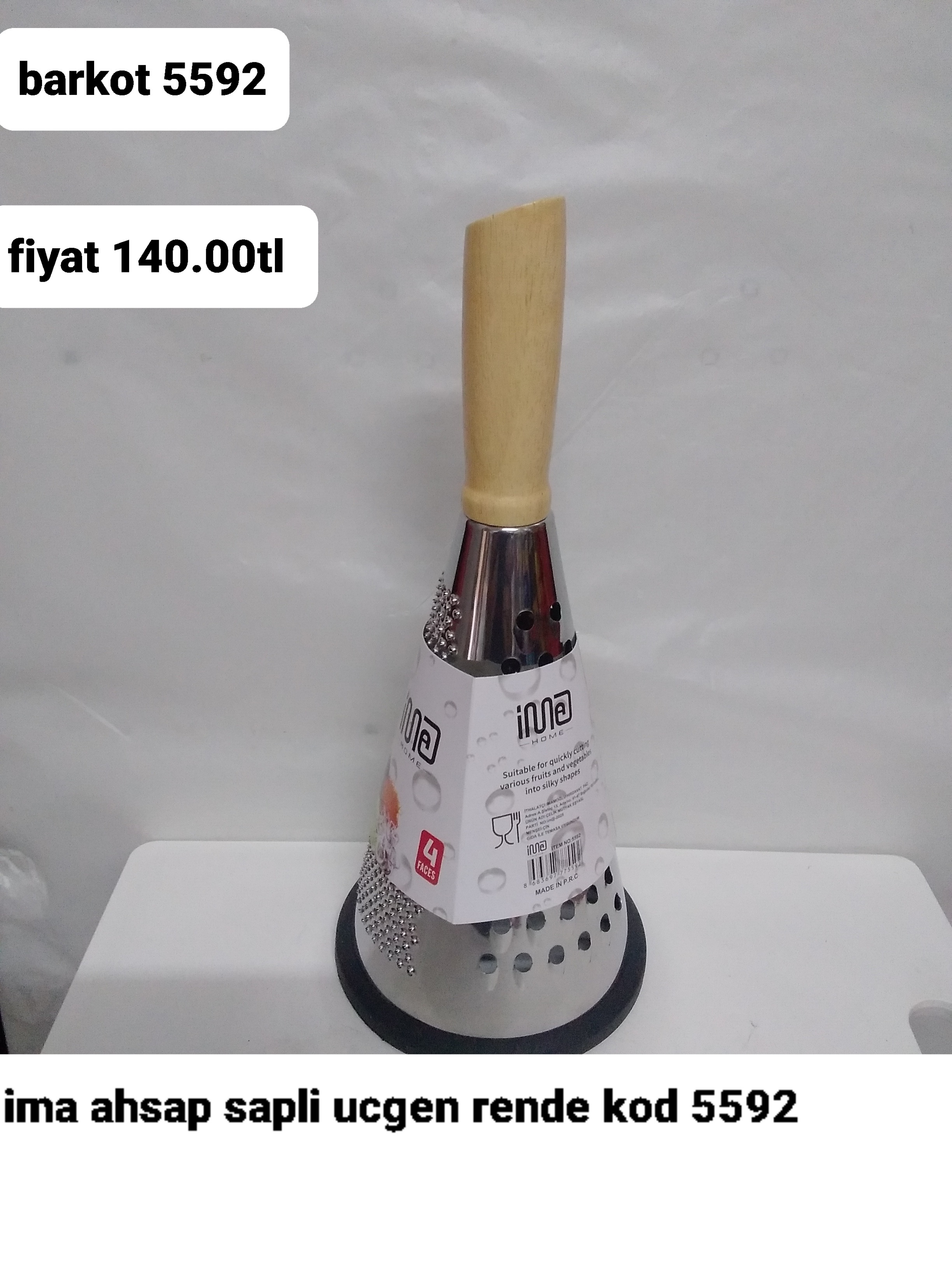 İMA AHŞAP SAPLI ÜÇGEN RENDE 5592