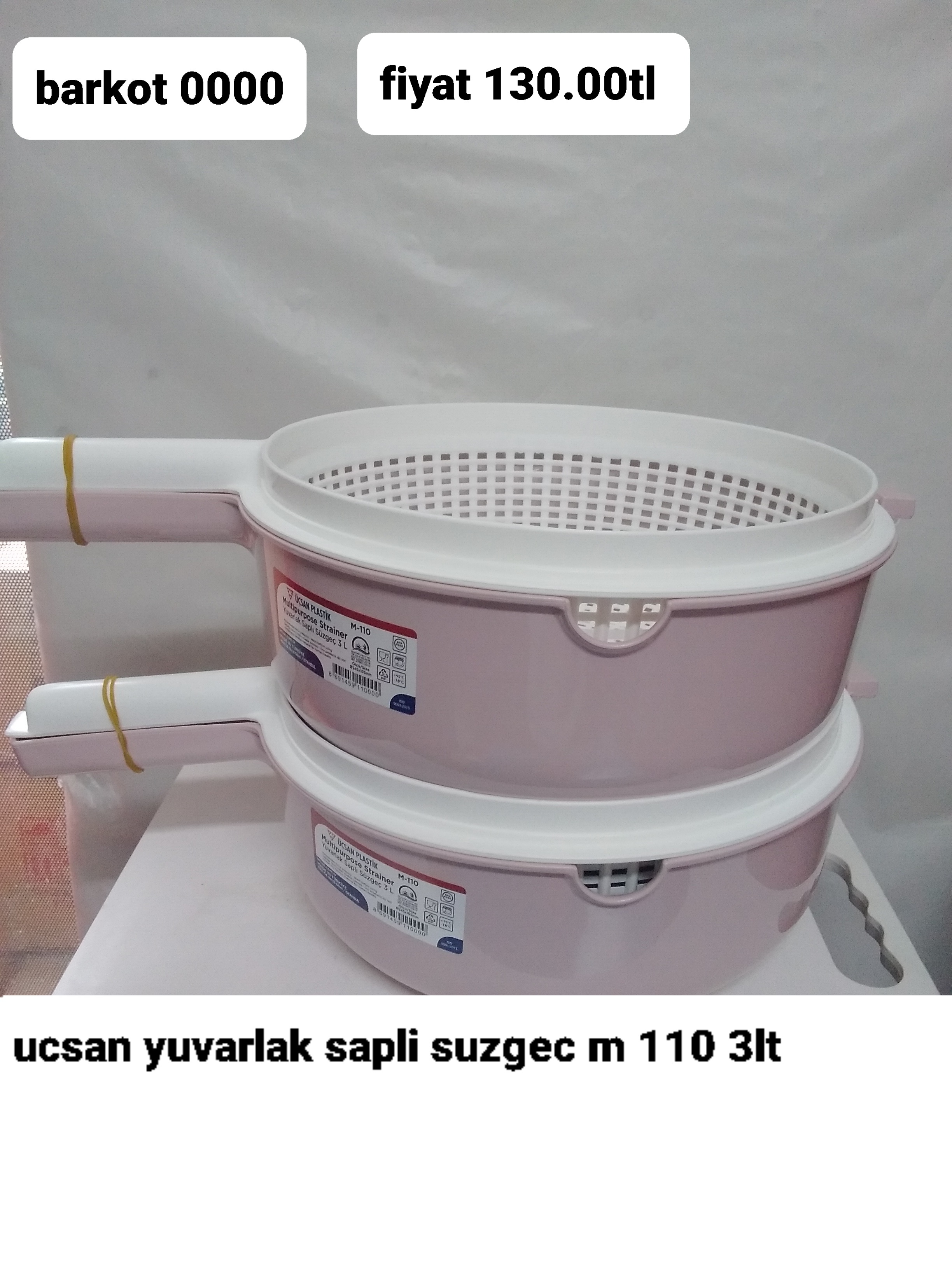 ÜÇSAN YUVARLAK SAPLI SÜZGEÇ 3LT 0000