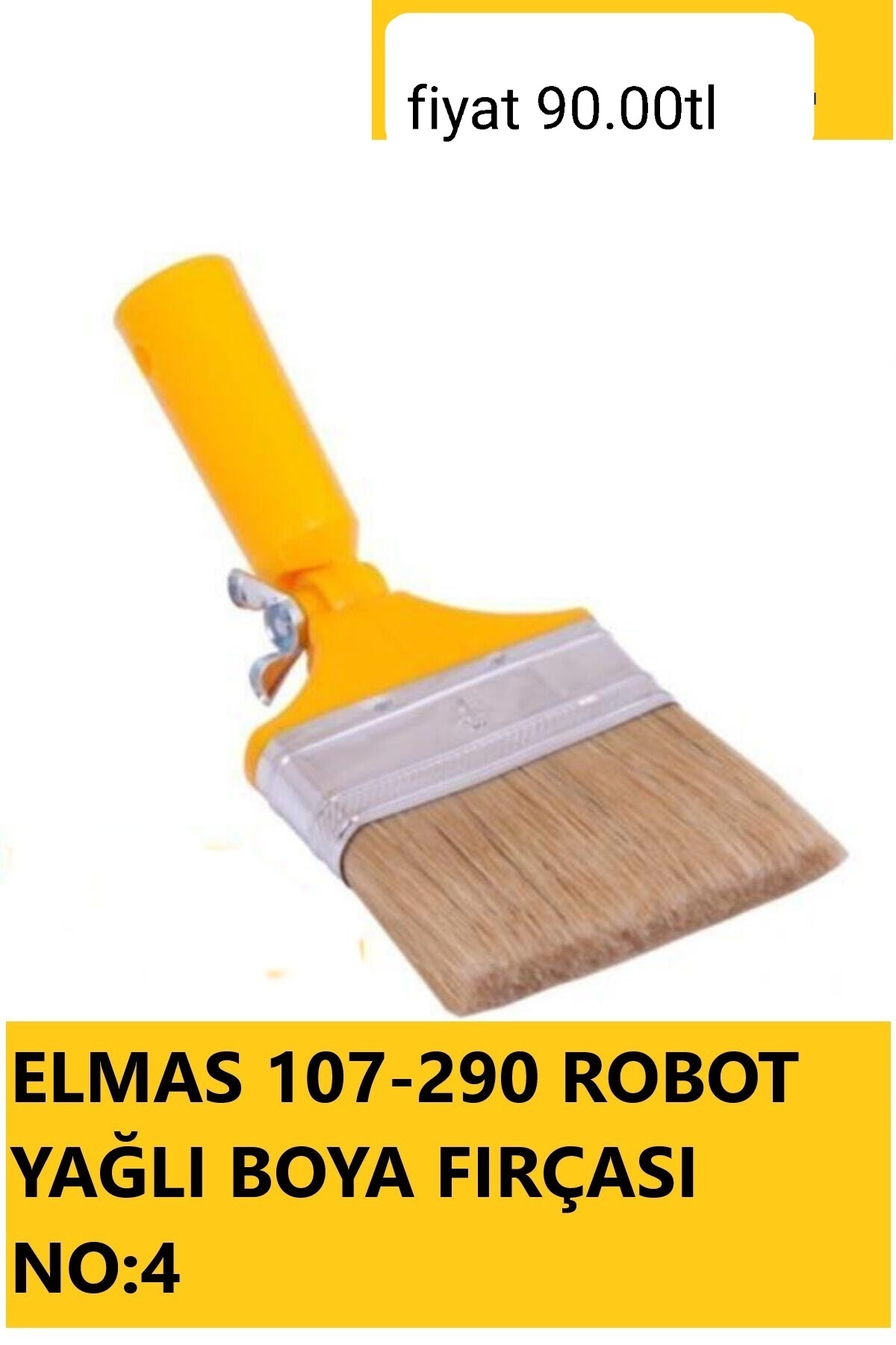 ELMAS 107-290 ROBOT YAĞLI BOYA FIRÇASI NO:4