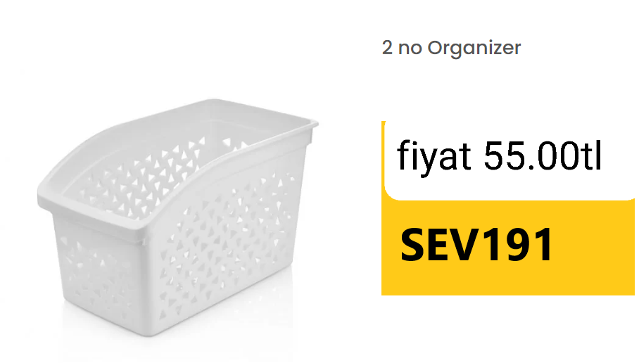 2 NO ORGANİZER SEV191