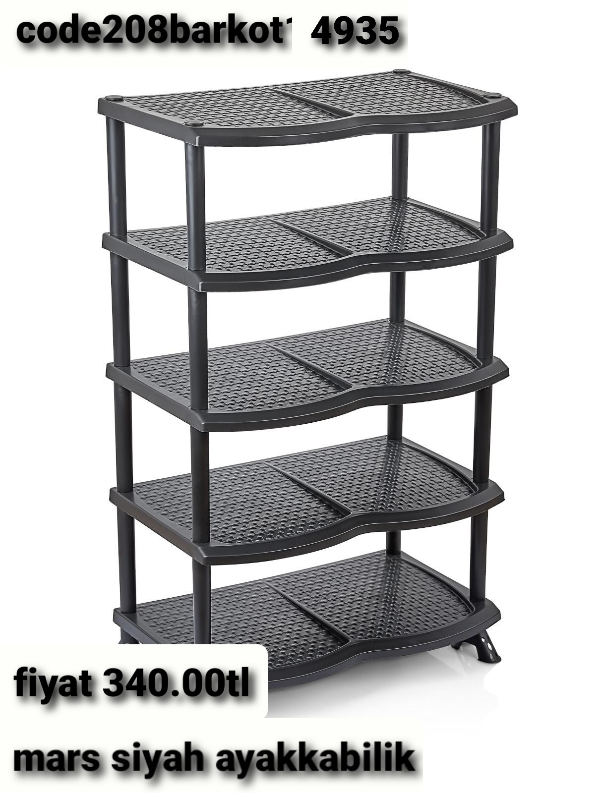 MARS SİYAH AYAKKABILIK 4935