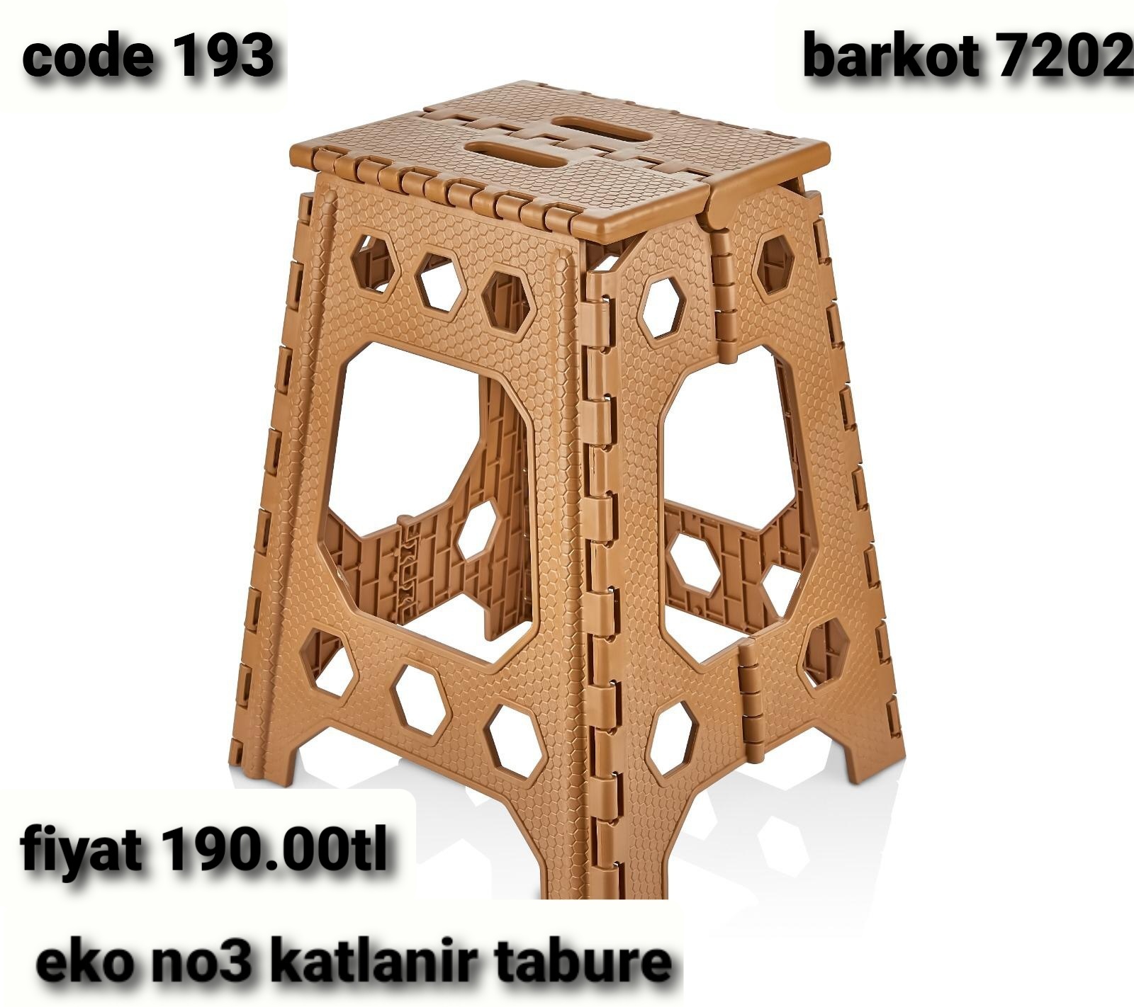 EKO NO3 KATLANIR TABURE BARKOT 7202