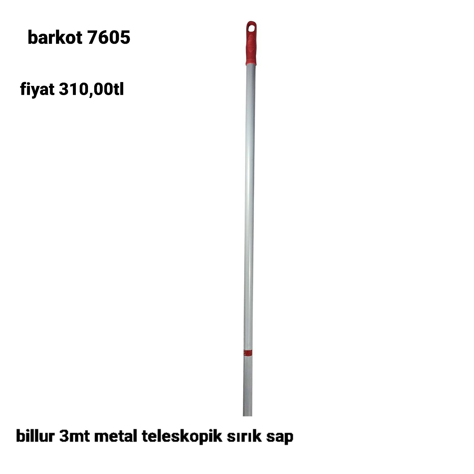 BİLLUR 3MT METAL TELESKOPİK SIRIP SAP 7605