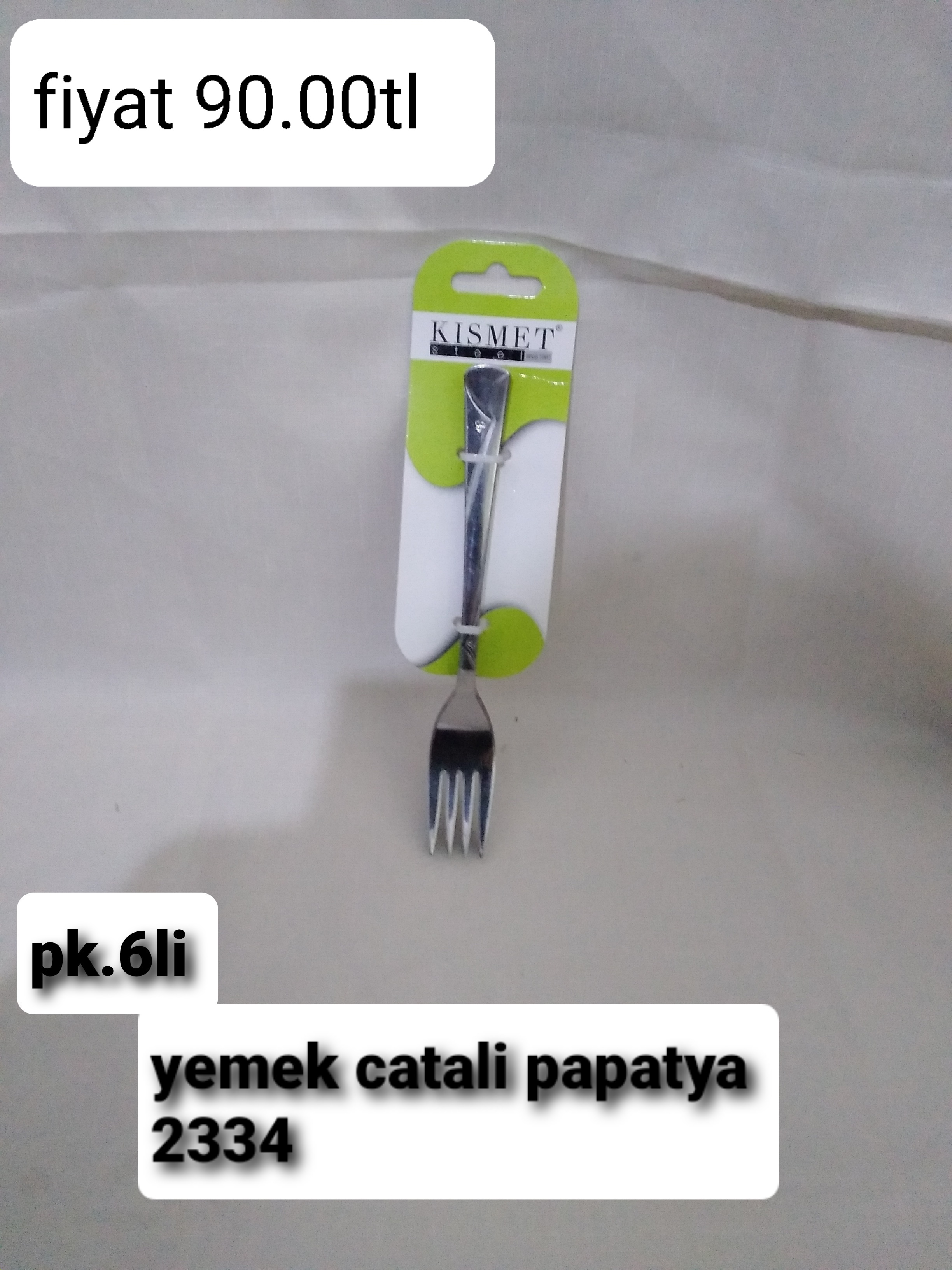 YEMEK ÇATALI PAPATYA 2334