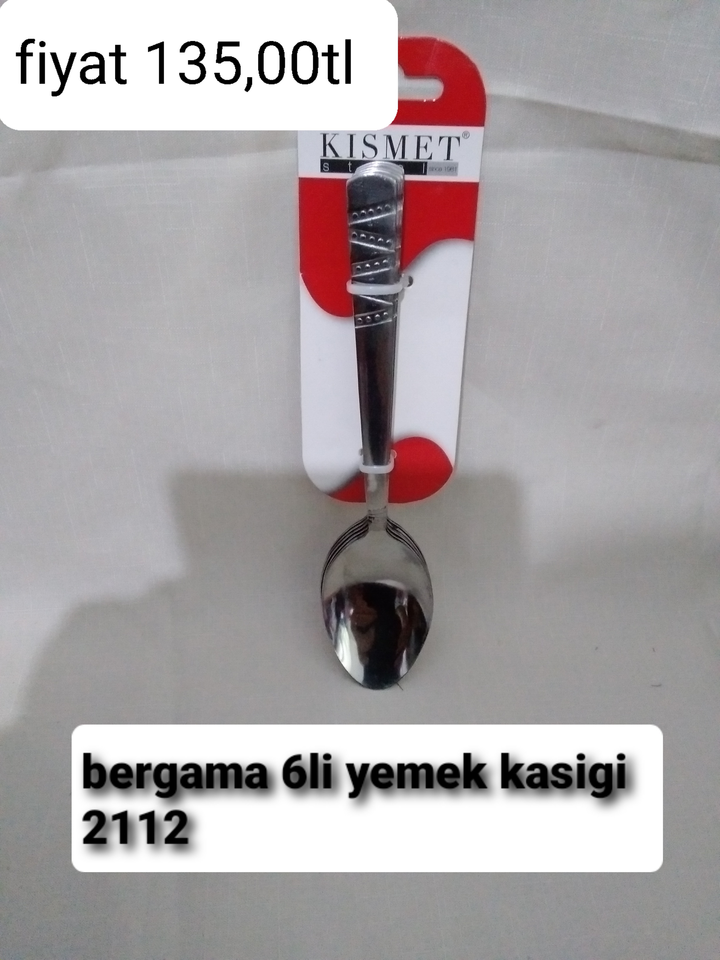 BERGAMA 6LI YEMEK KAŞIĞI 2112