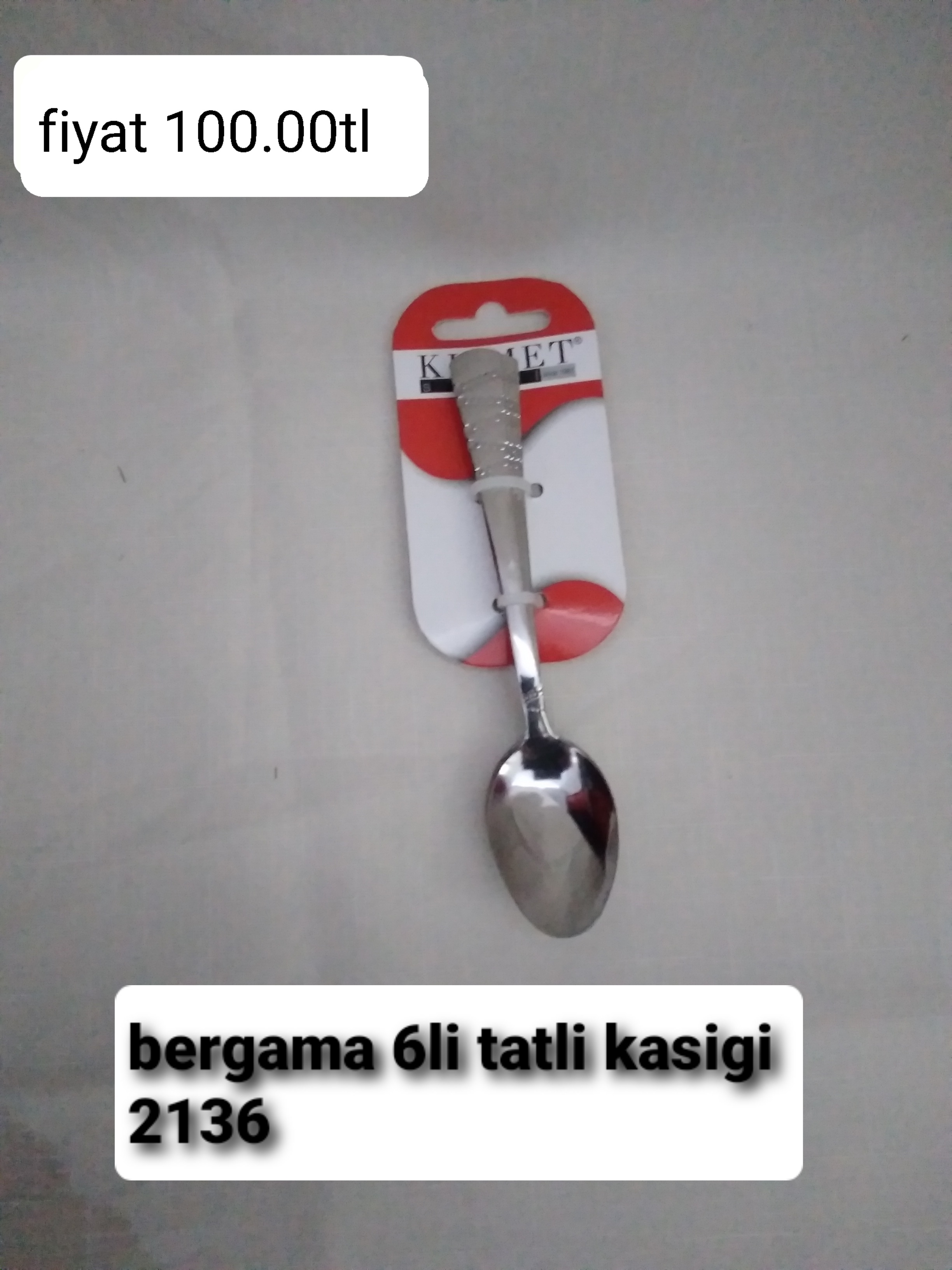 BERGAMA 6 LI TATLI KAŞIĞI 2136