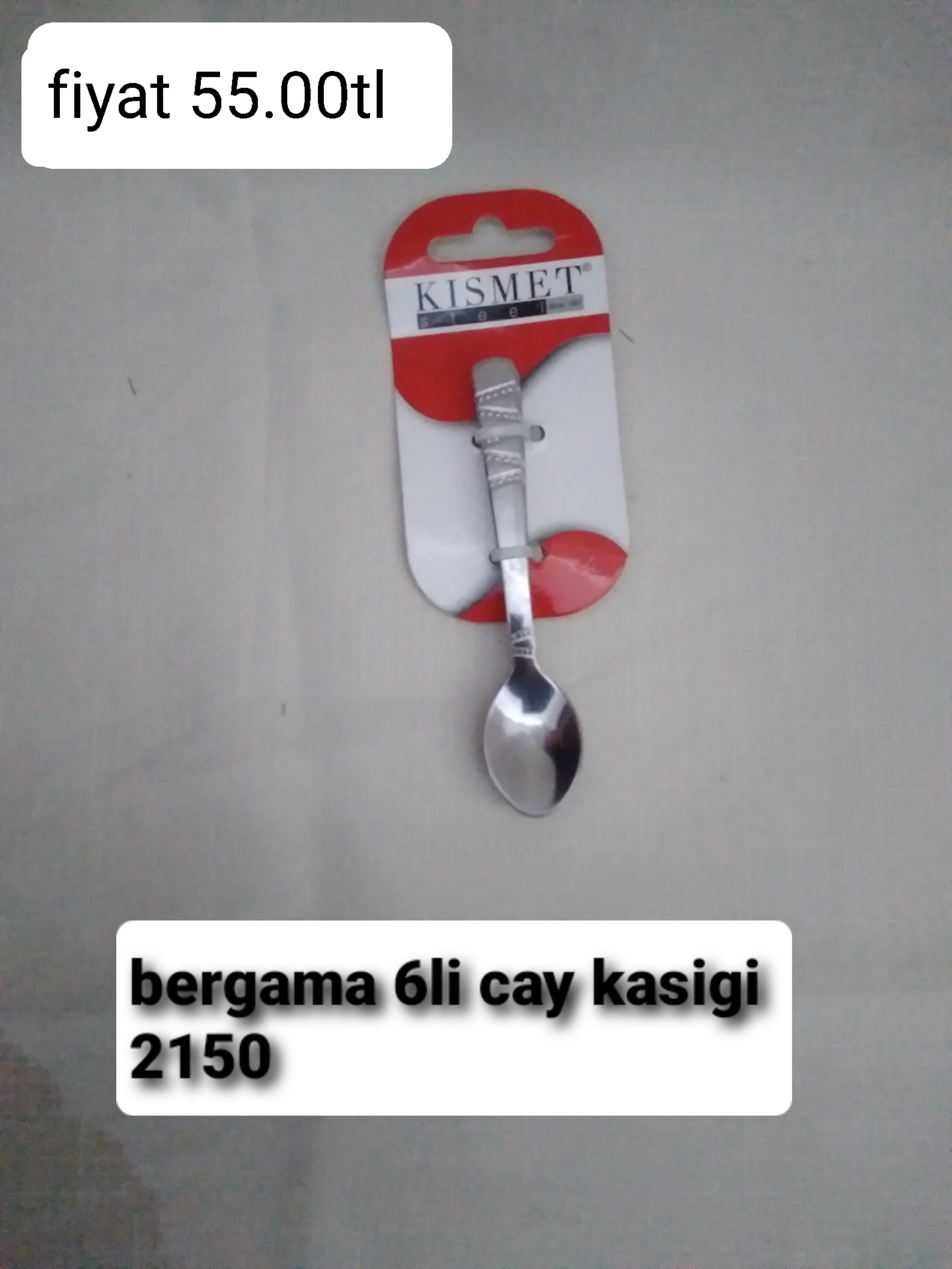 BERGAMA 6 LI ÇAY KAŞIĞI 2150