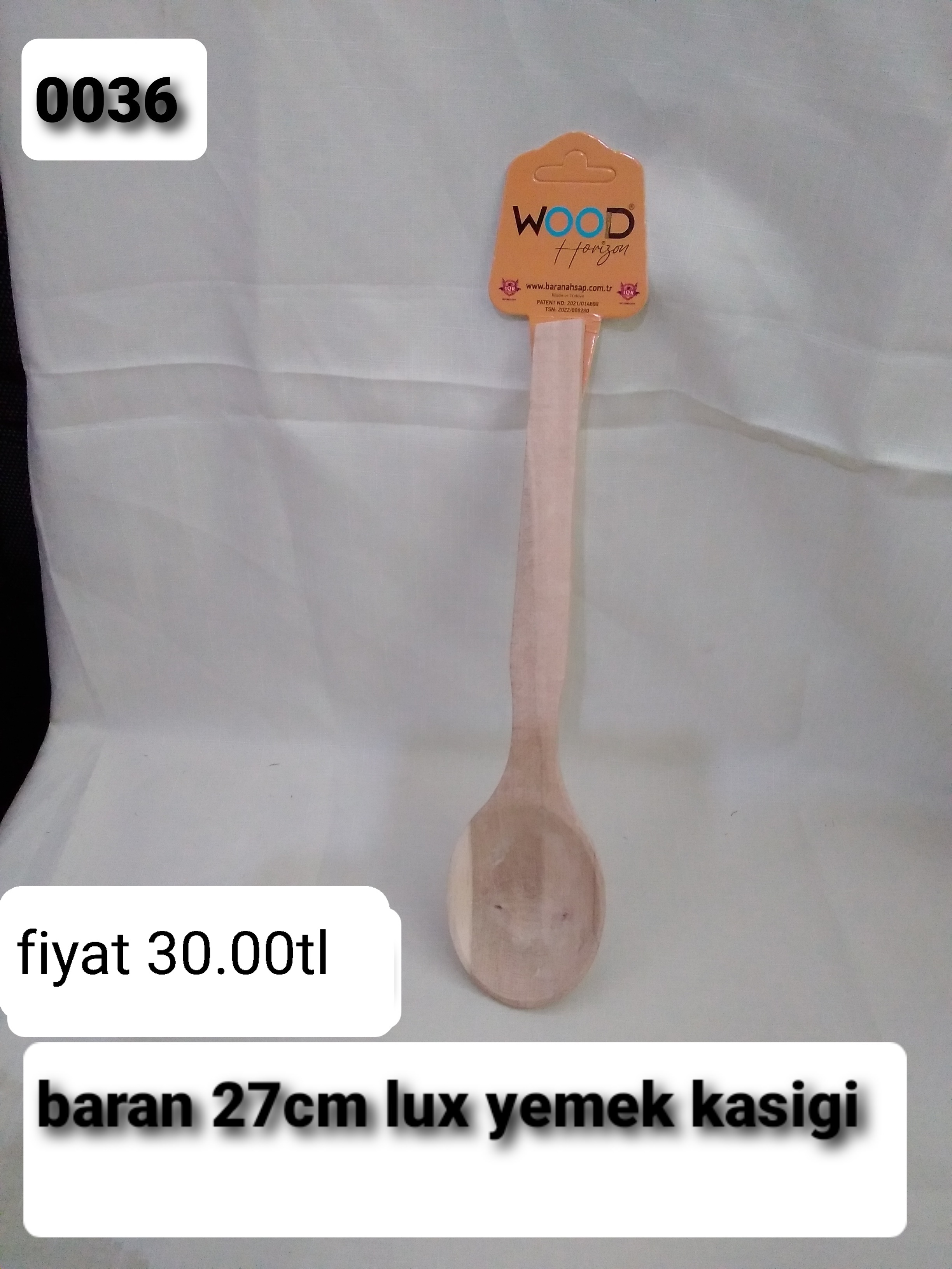 BARAN 27CM LUX YEMEK KAŞIĞI 0036