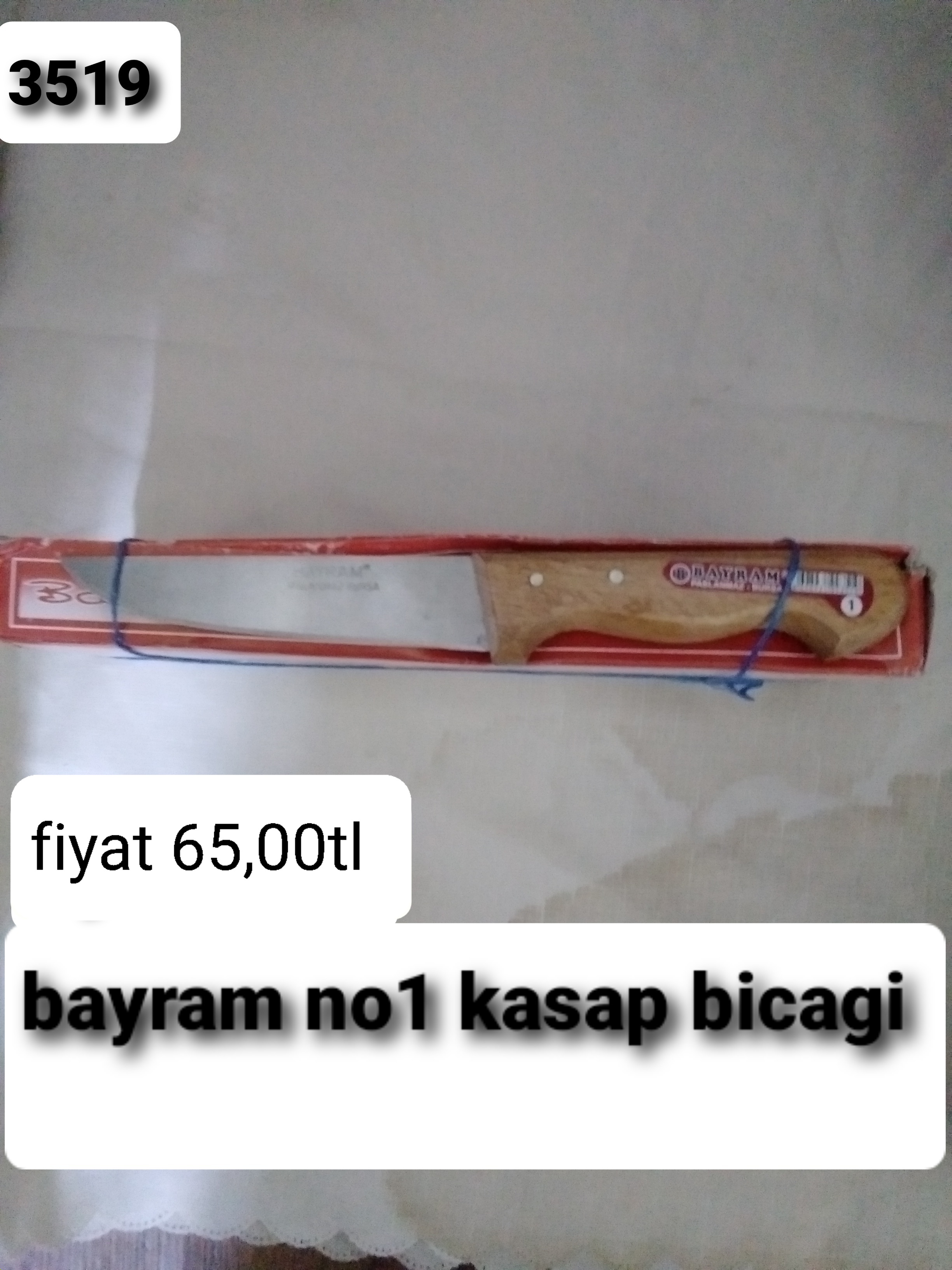 BAYRAM NO 1 KASAP BIÇAĞI 3519