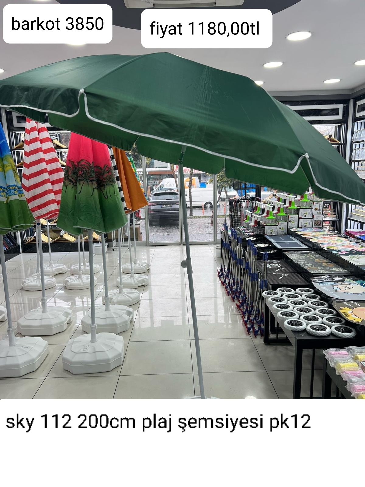 SKY 112 200CM PLAJ ŞEMSİYESİ 3850