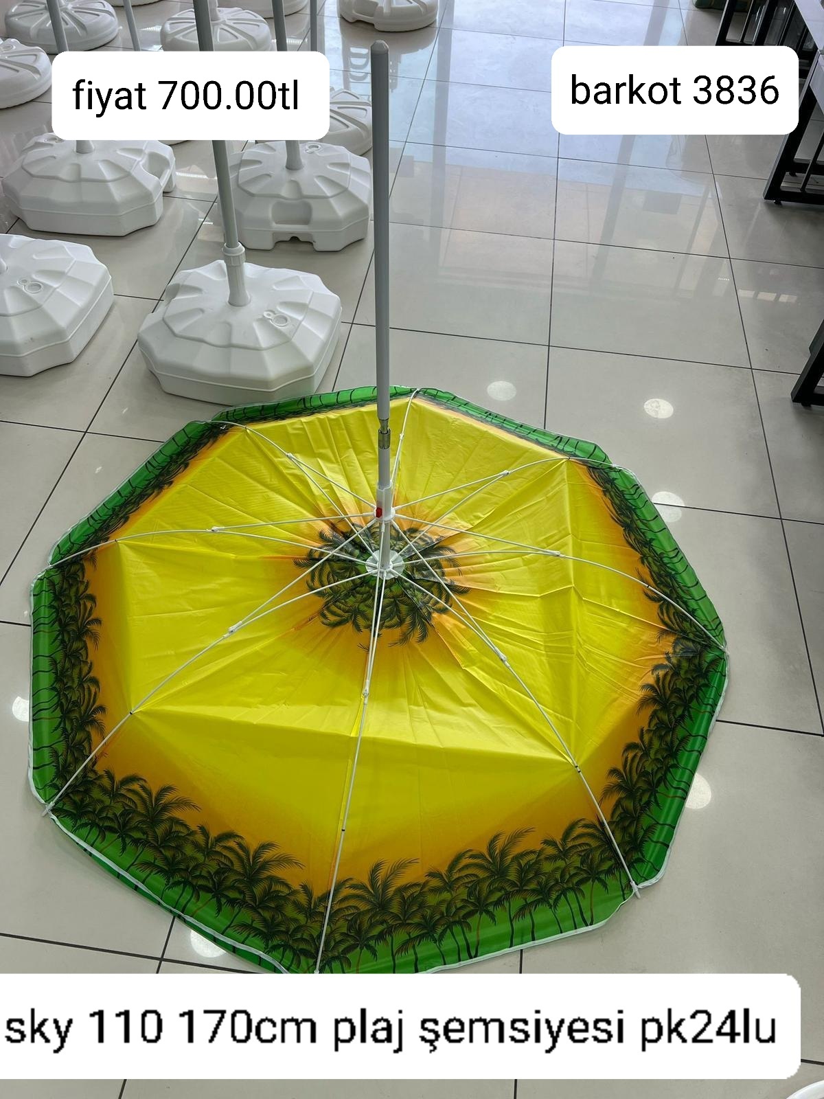 SKY 110 170 CM PLAJ ŞEMSİYESİ 3836