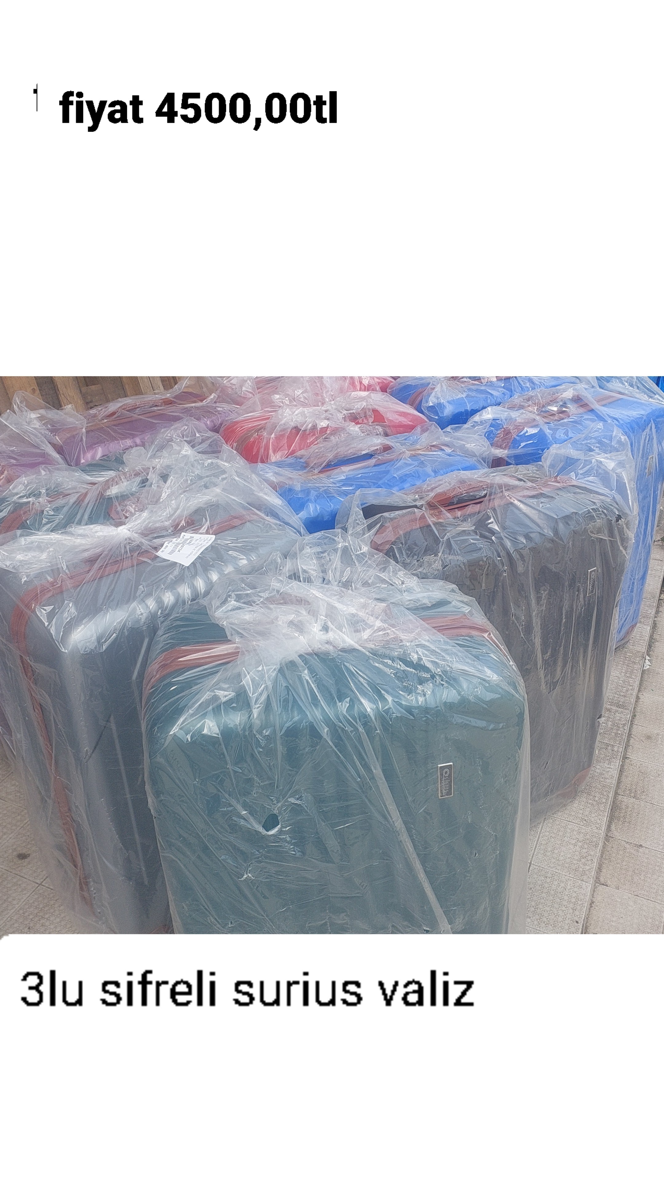 3 LÜ ŞİFRELİ SURİUS VALİZ 